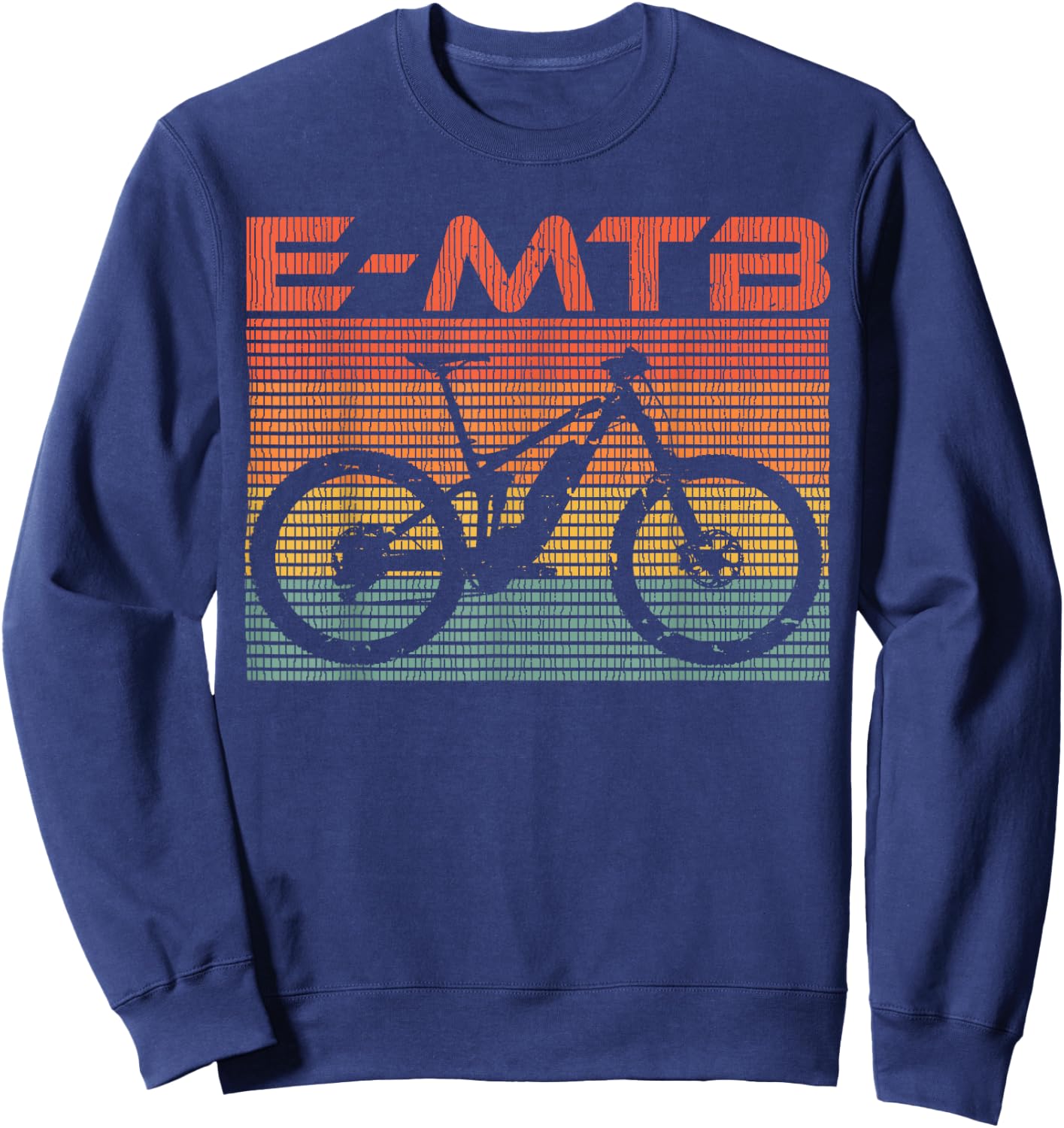 E-MTB eBike Pedelec E-Bike Mountainbike Present Sweatshirt - Sweatshirt | Navy