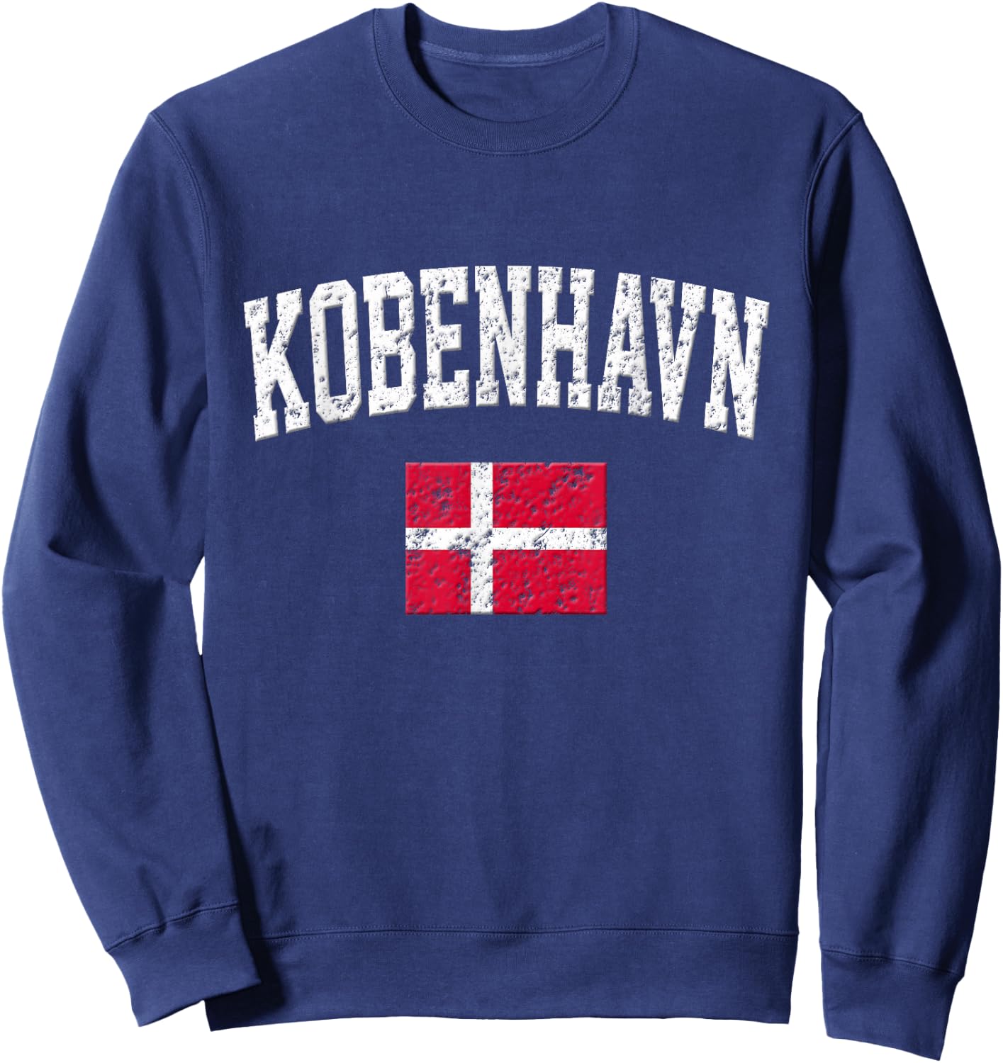 Kobenhavn Shirt - Vintage Copenhagen Denmark Sports Sweatshirt - Sweatshirt | Navy
