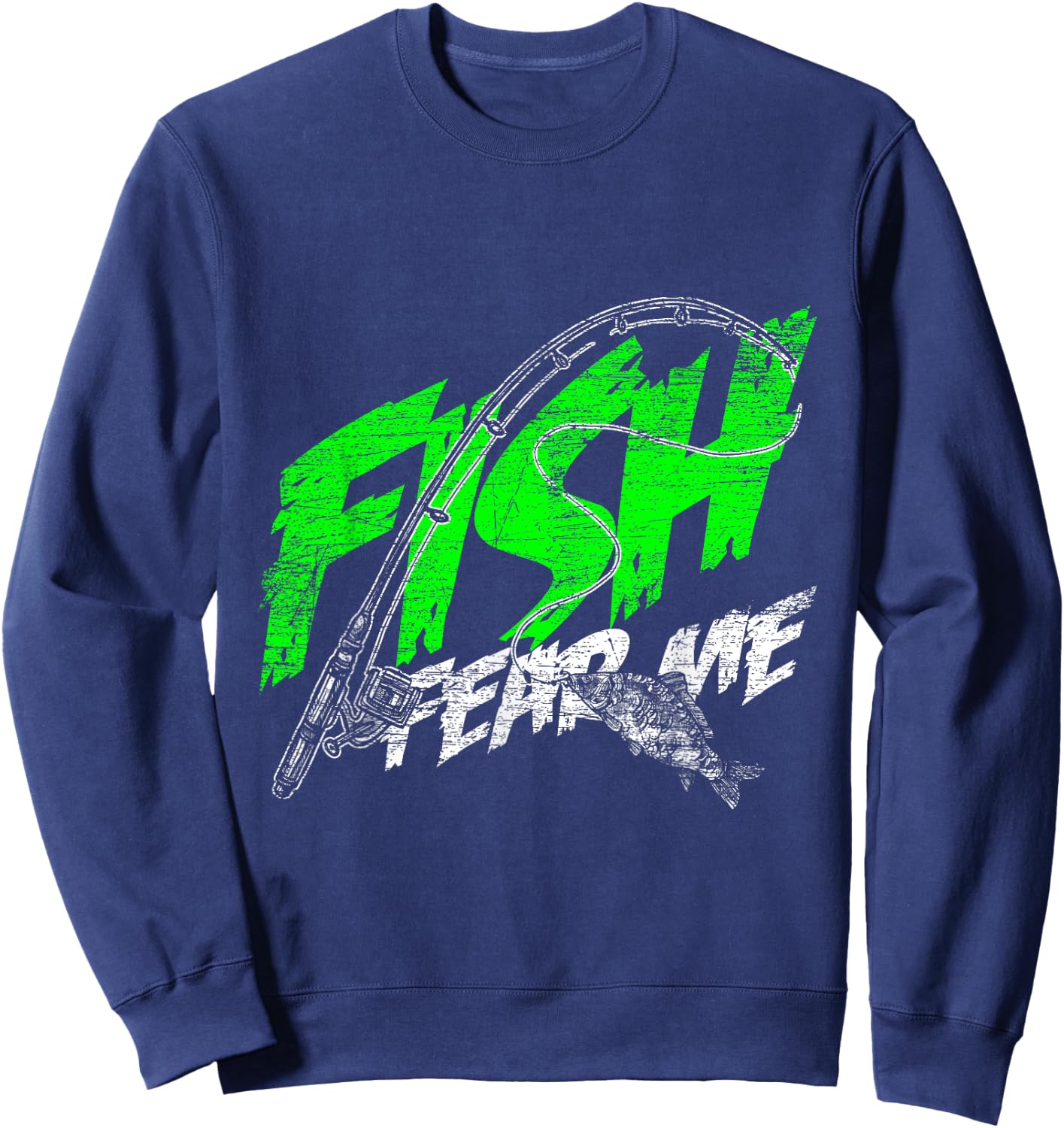 Fish Fear Me Sweatshirt - Sweatshirt | Navy