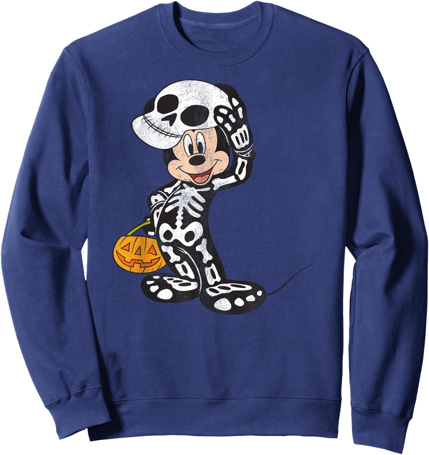Disney - Mickey Mouse Skeleton Costume Sweatshirt - Sweatshirt | Navy