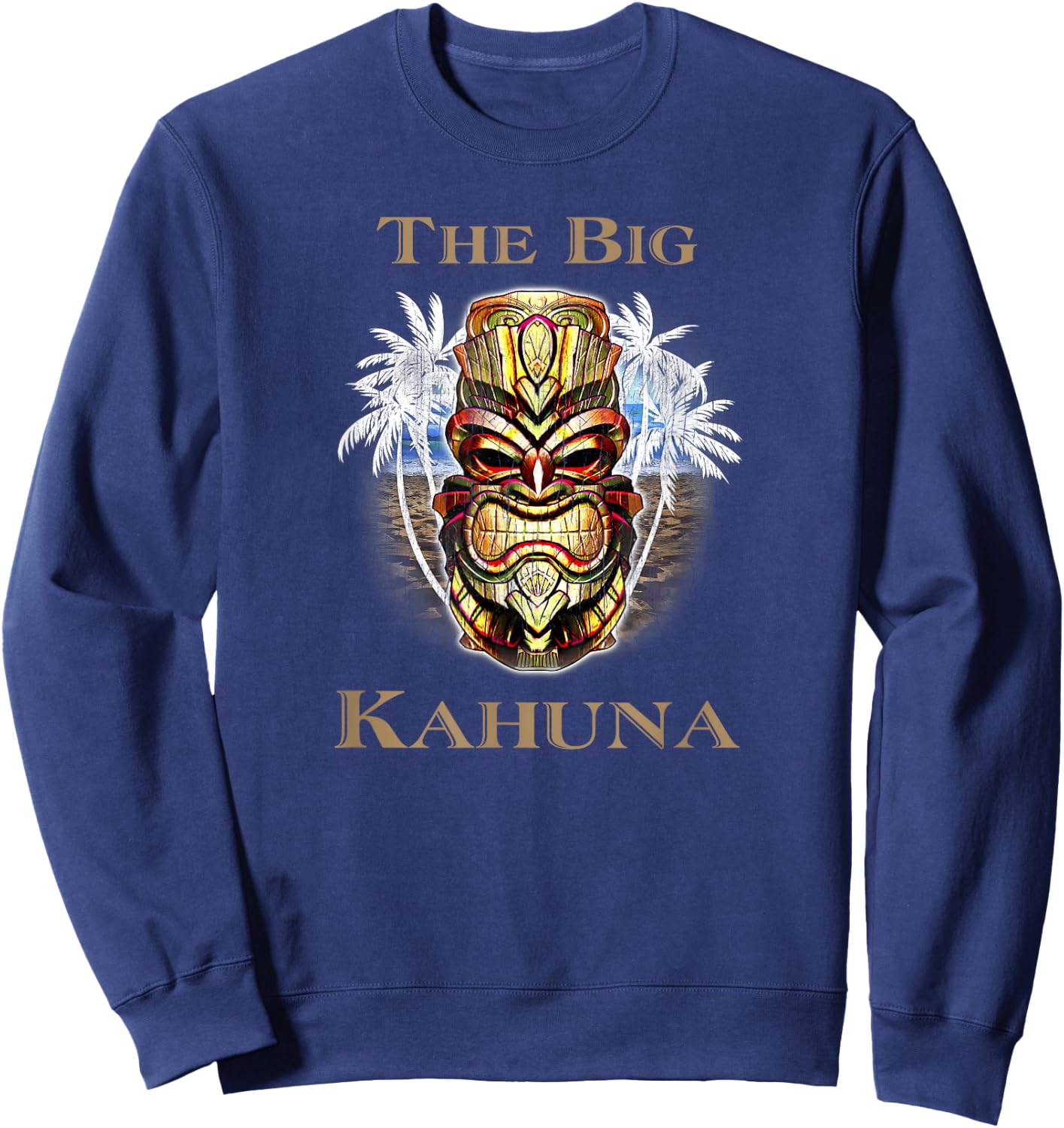The Big Kahuna Tiki Sweatshirt - Sweatshirt | Navy