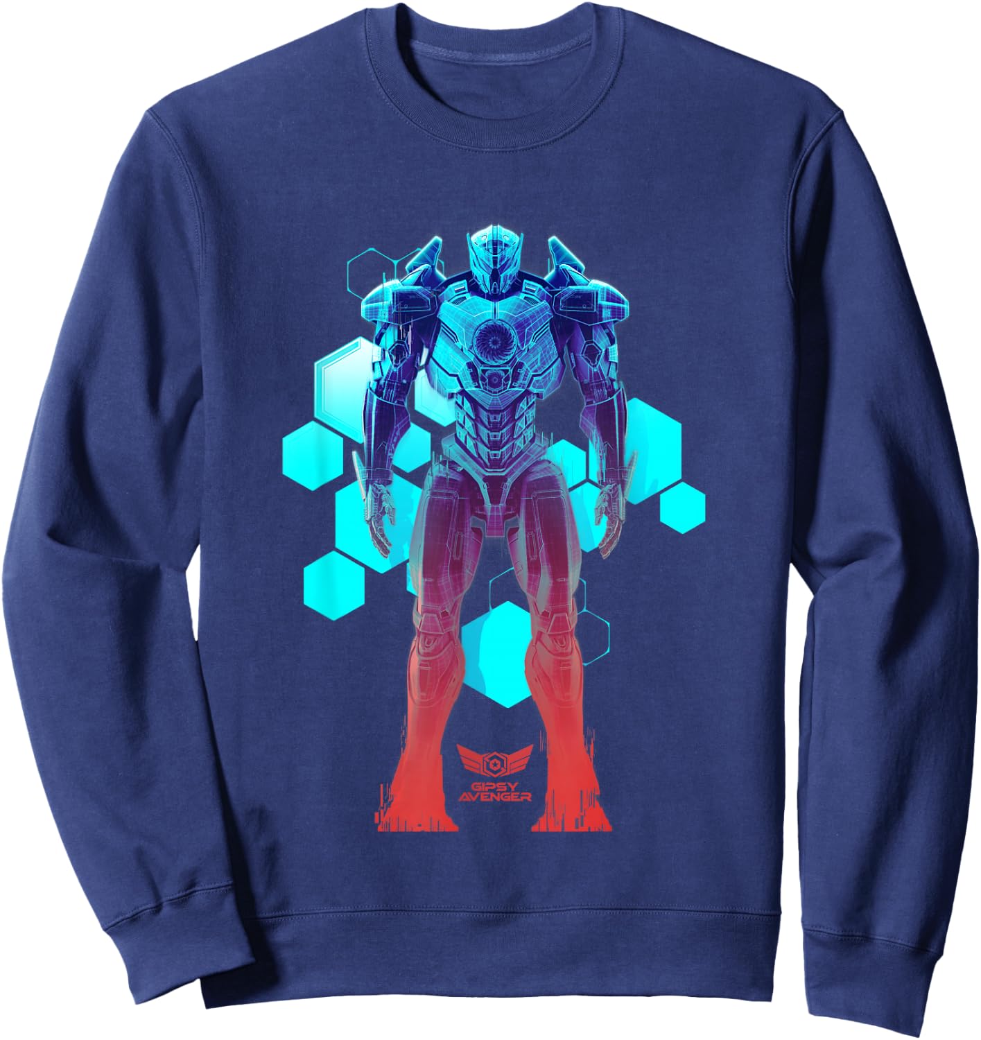 Gipsy Avenger Blueprint Sweatshirt - Sweatshirt | Navy
