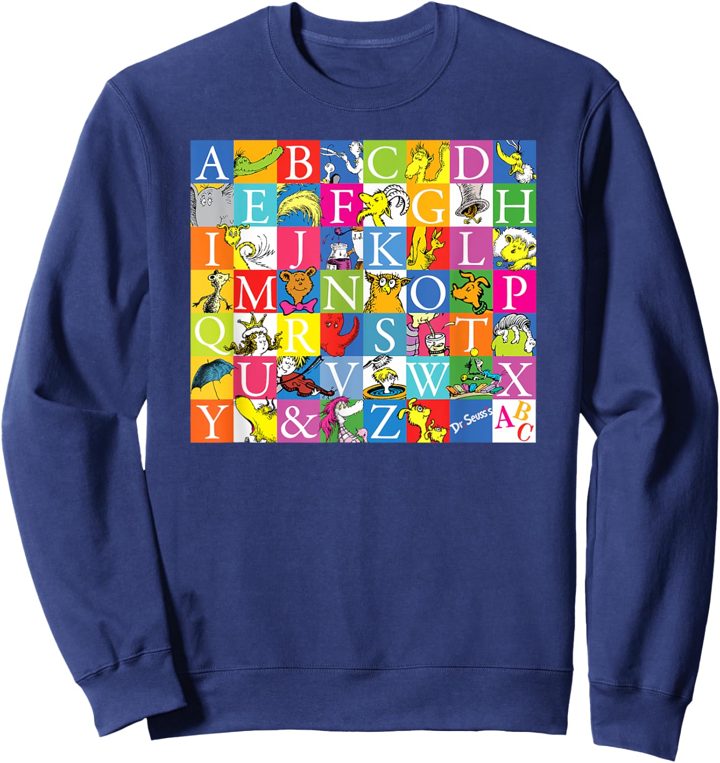 Dr. Seuss A to Z Sweatshirt - Sweatshirt | Navy