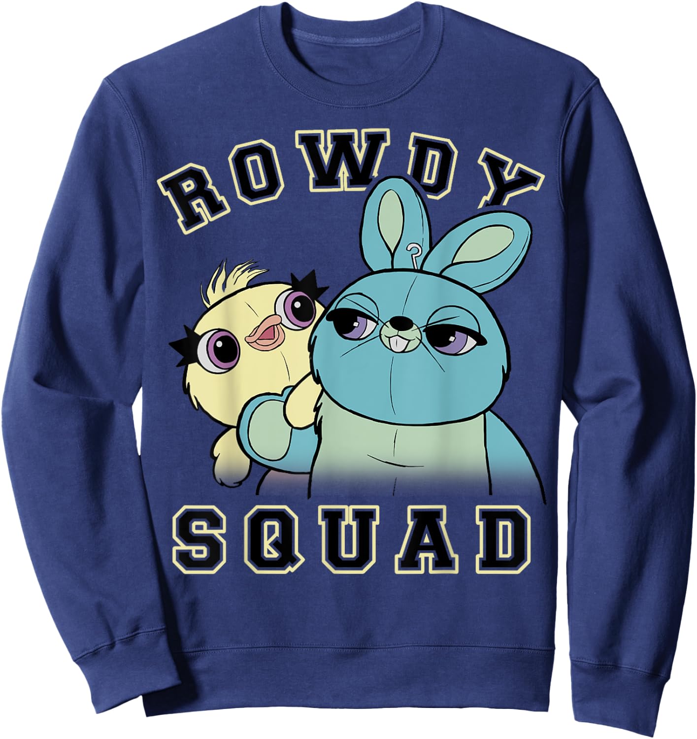 Disney Pixar Toy Story 4 Ducky & Bunny Rowdy Squad Friends Sweatshirt - Sweatshirt | Navy