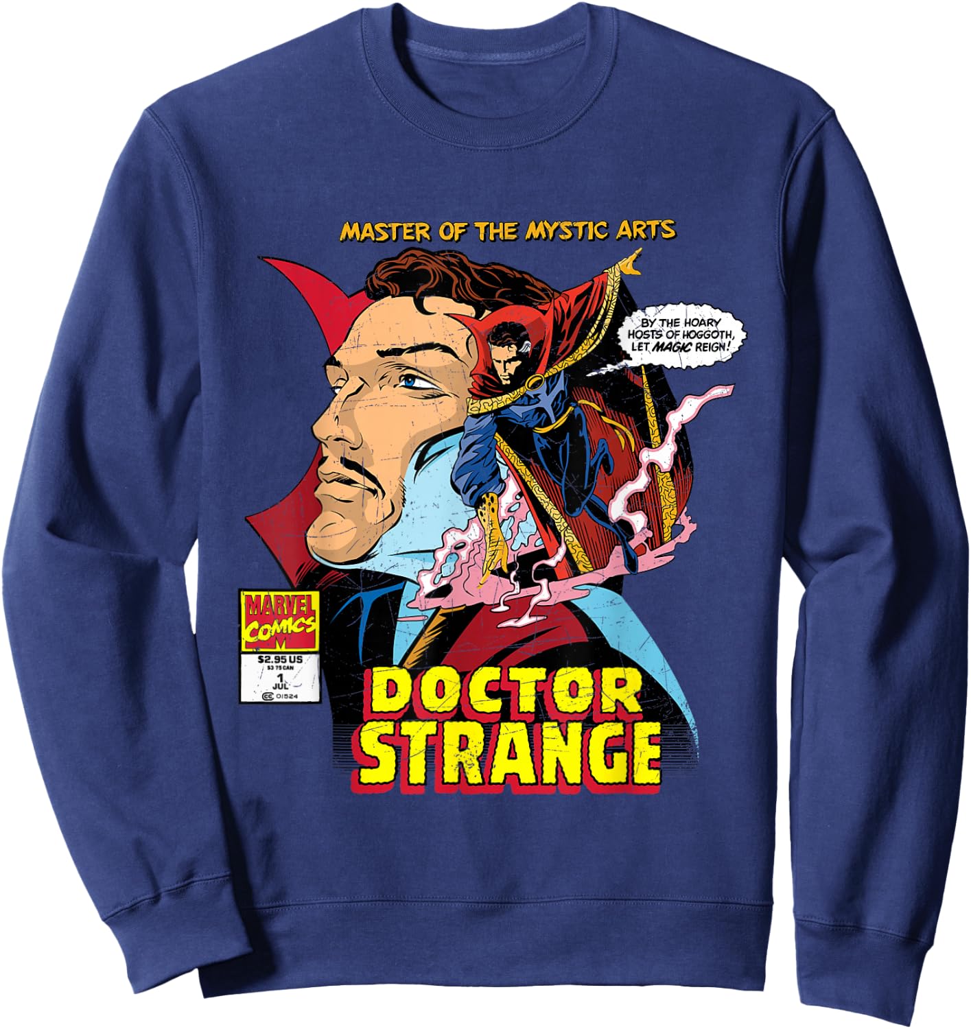 Marvel Comics Doctor Strange Master of Mystic Arts Sweatshirt - Sweatshirt | Navy