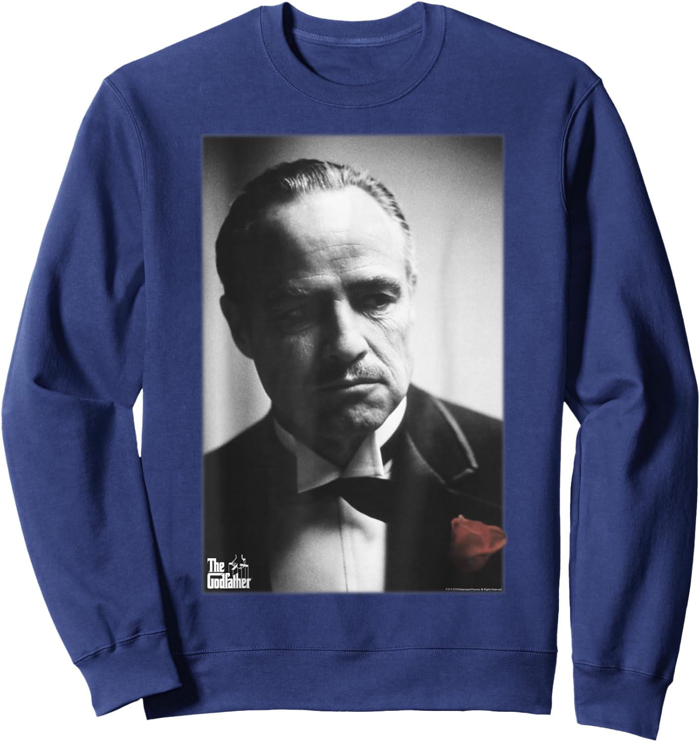 The Godfather Don Vito Corleone Poster Small Sweatshirt - Sweatshirt | Navy