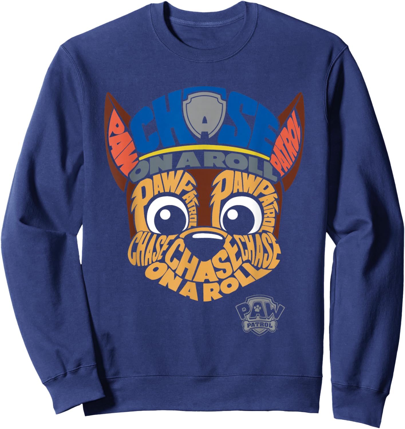 PAW Patrol Chase Face Sweatshirt - Sweatshirt | Navy