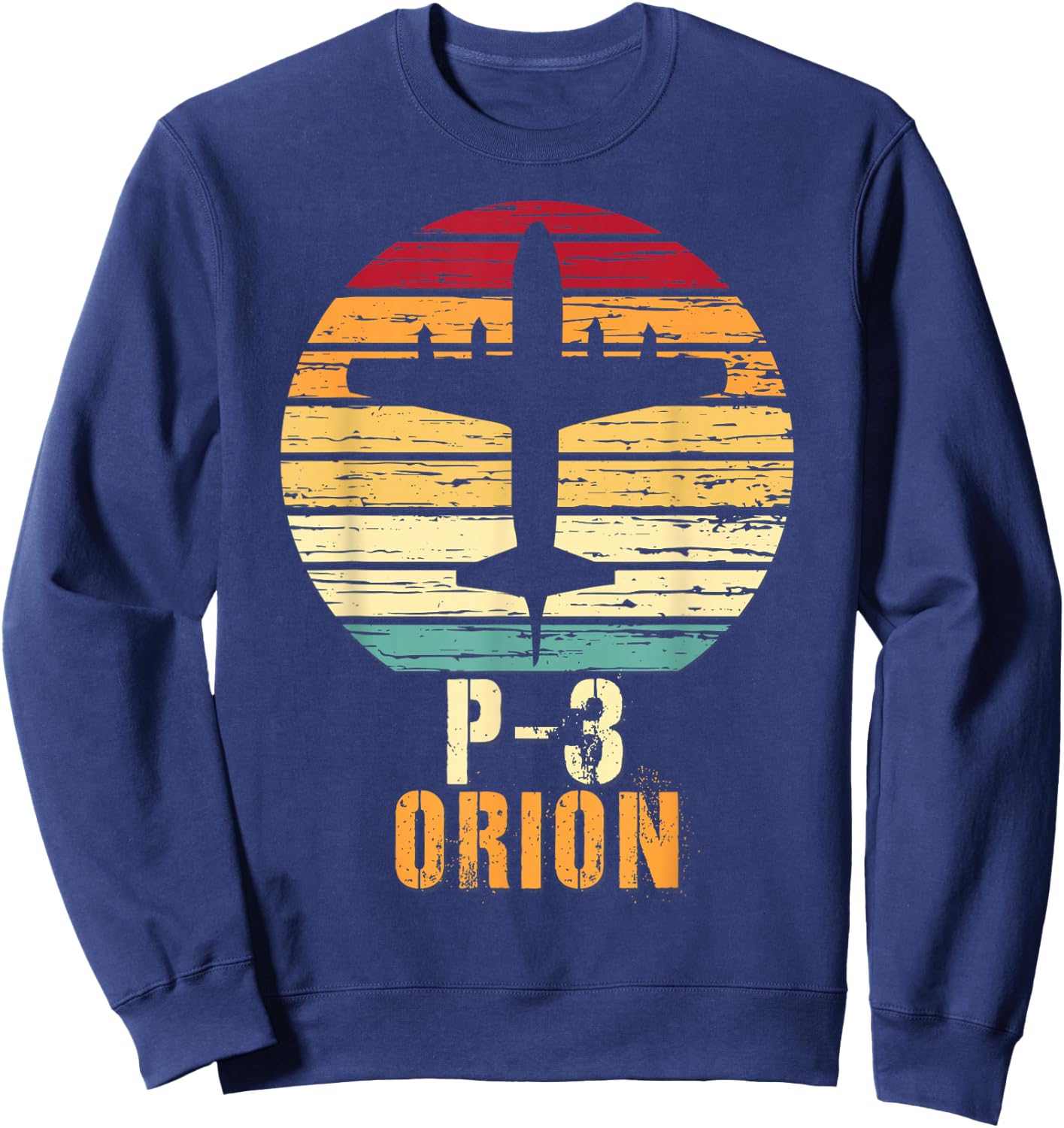 Vintage Lockheed P-3 Orion Aviation Shirt Sweatshirt - Sweatshirt | Navy