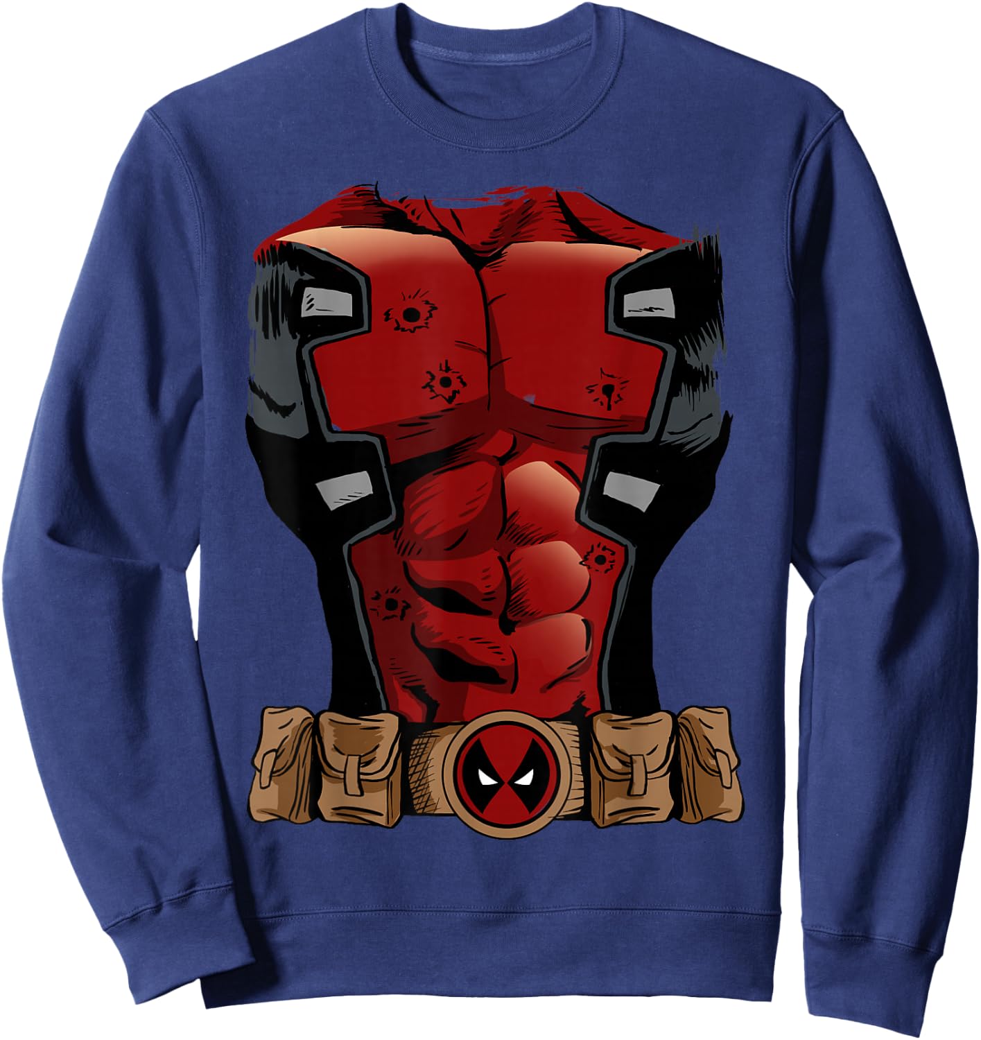 Marvel Deadpool Comic Halloween Costume Sweatshirt - Sweatshirt | Navy