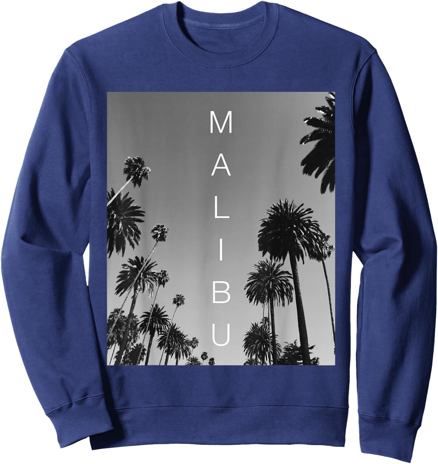 Malibu Shirts Men Women CA Malibu California Beach Souvenir Sweatshirt - Sweatshirt | Navy