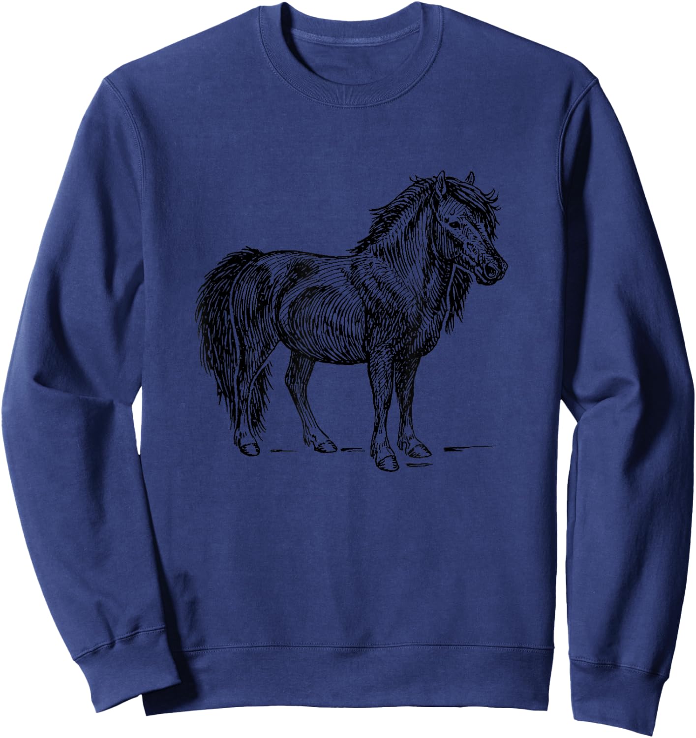 Vintage Shetland Pony Sweatshirt - Sweatshirt | Navy