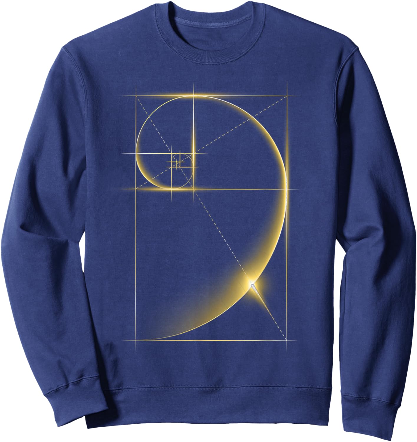 Fibonacci, Golden Ratio Sweatshirt - Sweatshirt | Navy