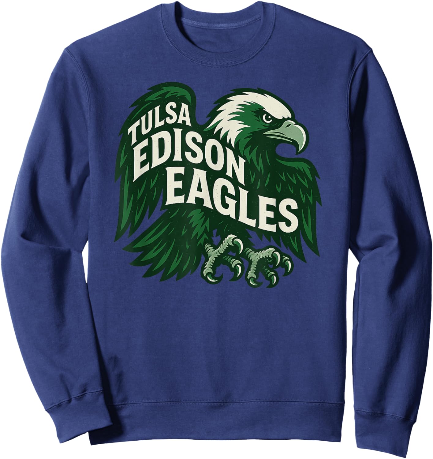 Trinity Love Clothing Co.Tulsa Edison Eagles design Sweatshirt - Sweatshirt | Navy