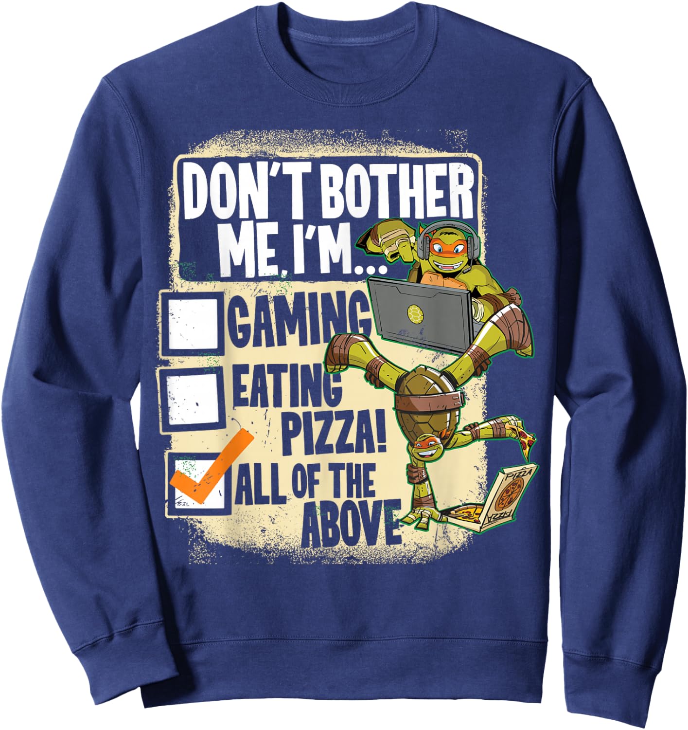Teenage Mutant Ninja Turtles Don't Bother Me Sweatshirt - Sweatshirt | Navy