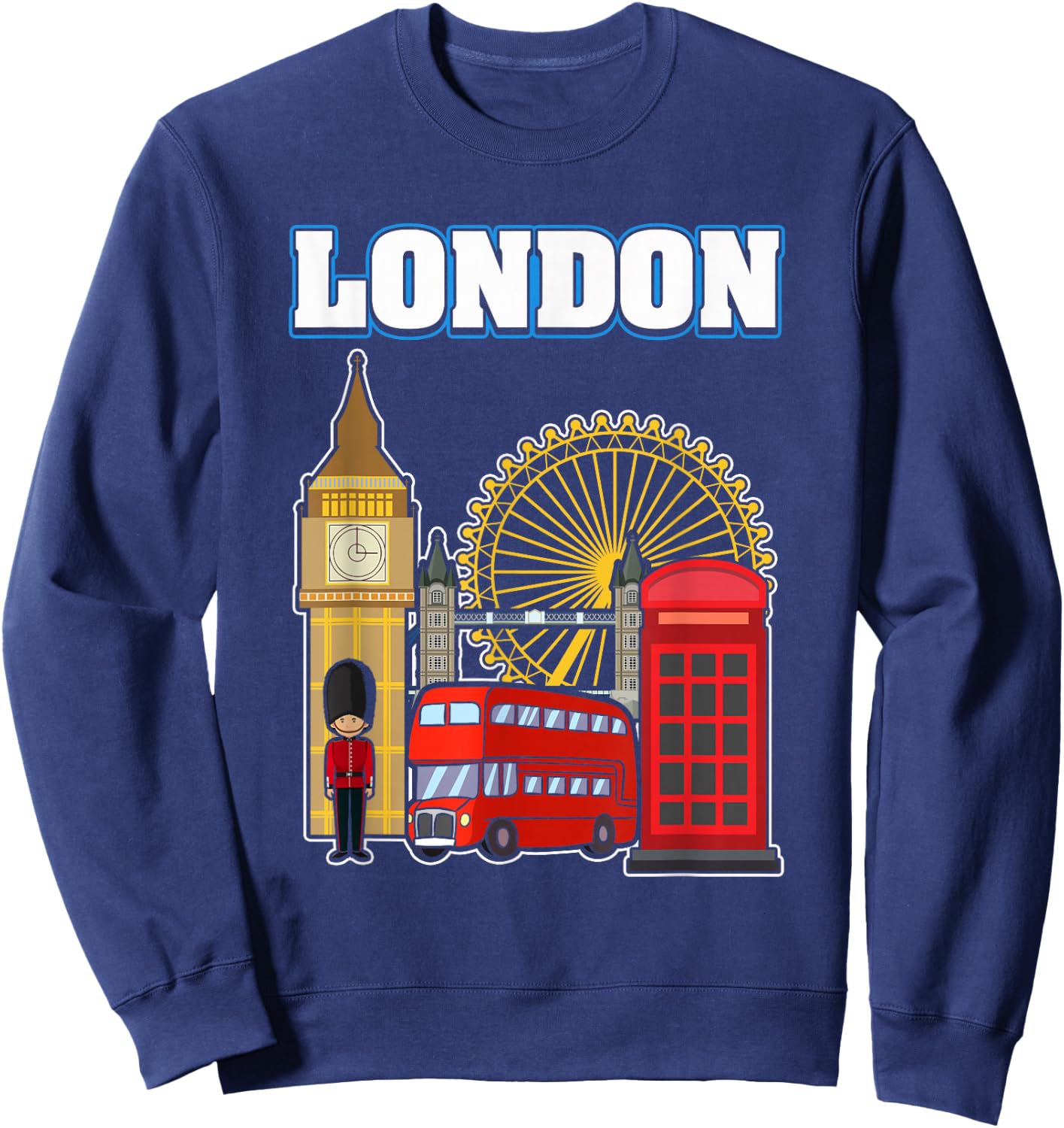 Souvenir from London , Women, Kids Small Sweatshirt - Sweatshirt | Navy