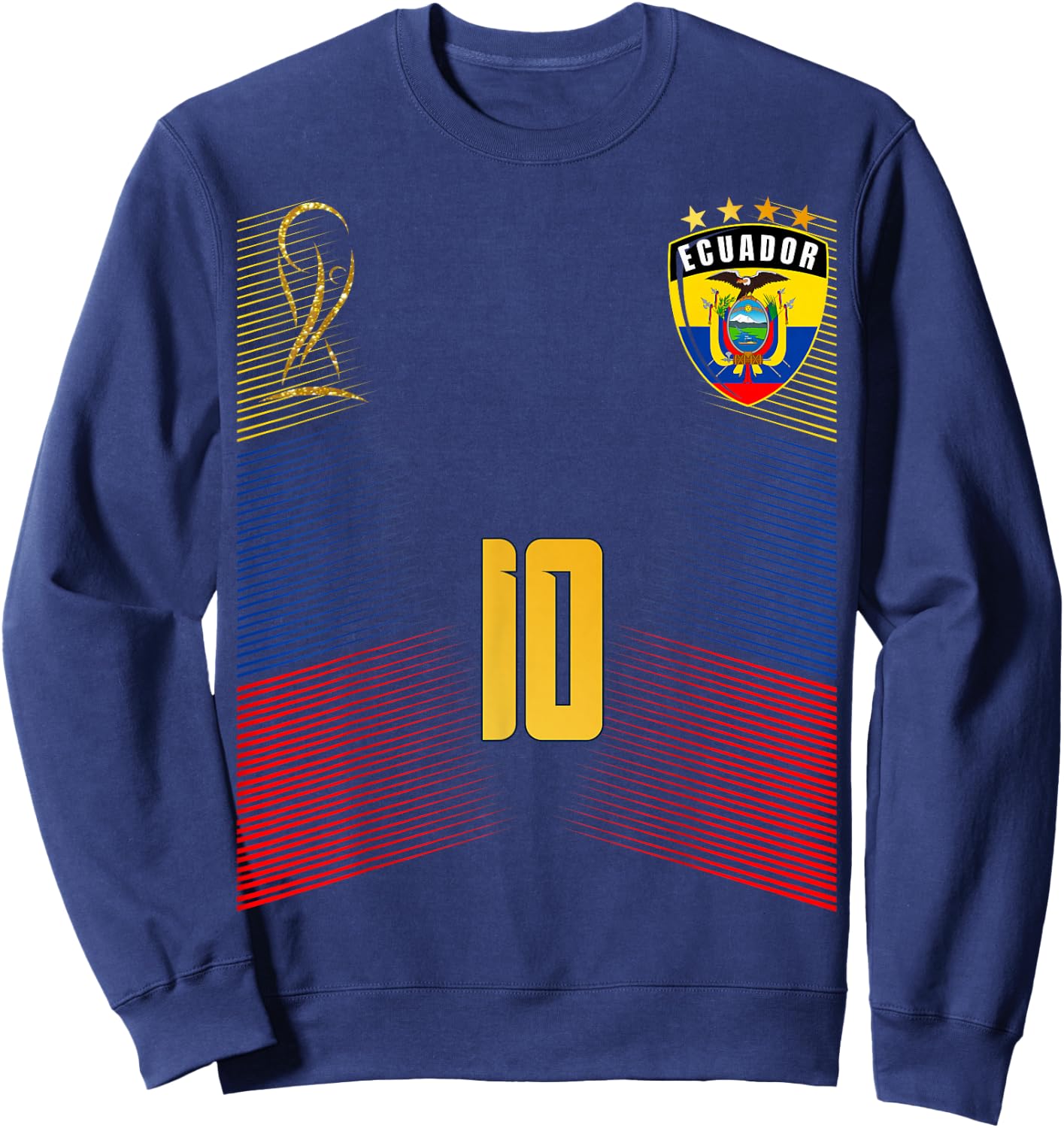 Ecuador Flag Ecuadorian Pride Lovers Sweatshirt - Sweatshirt | Navy