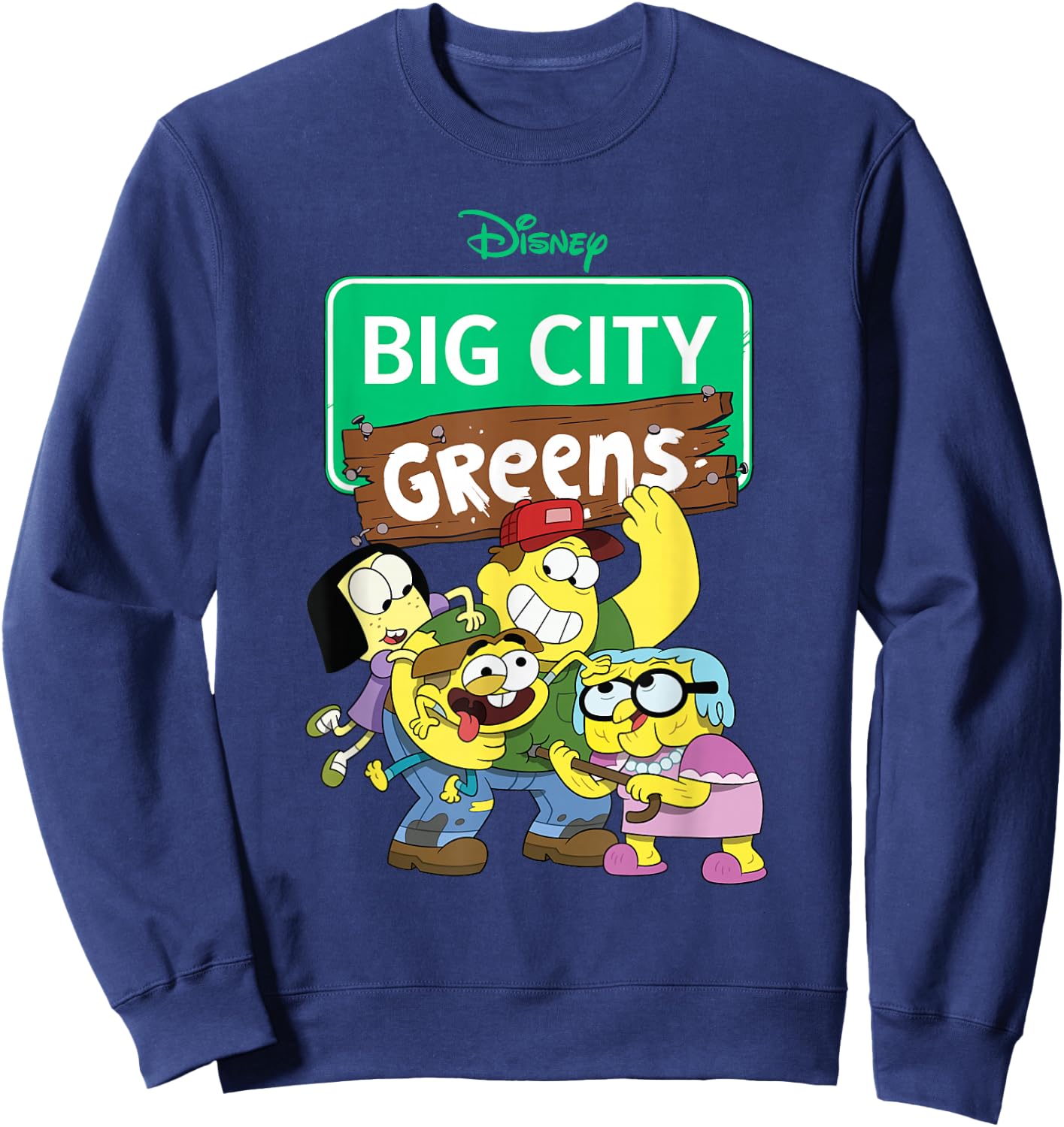 Disney Channel Big City Greens Sweatshirt - Sweatshirt | Navy