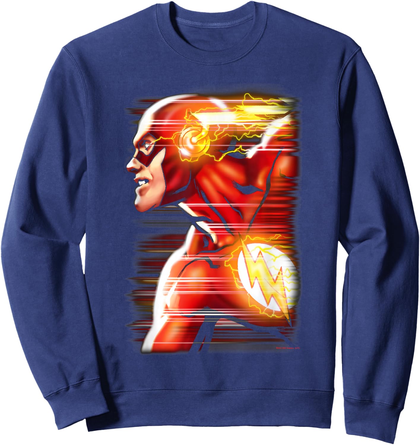 The Flash Speed Head Sweatshirt - Sweatshirt | Navy