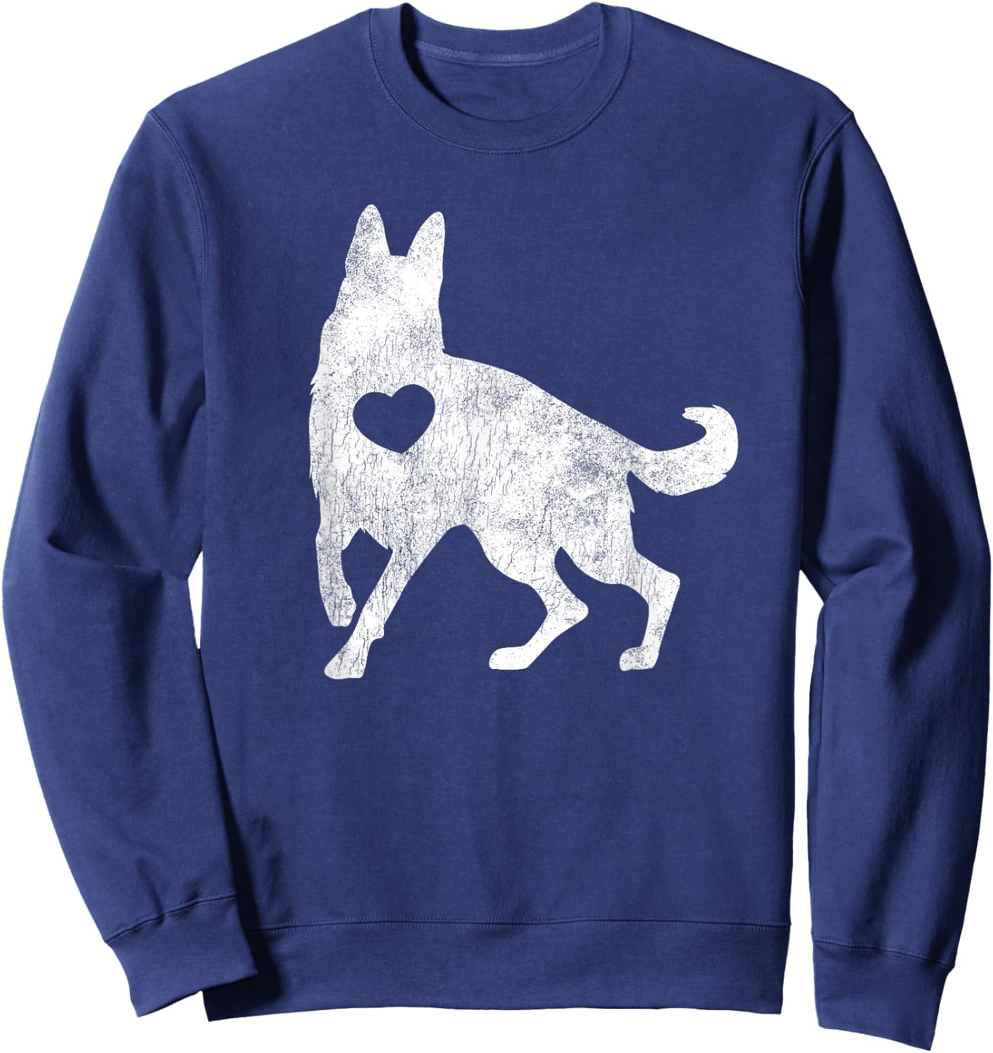I Love My German Shepherd Shirt German Shepherd Lover Gifts Sweatshirt - Sweatshirt | Navy