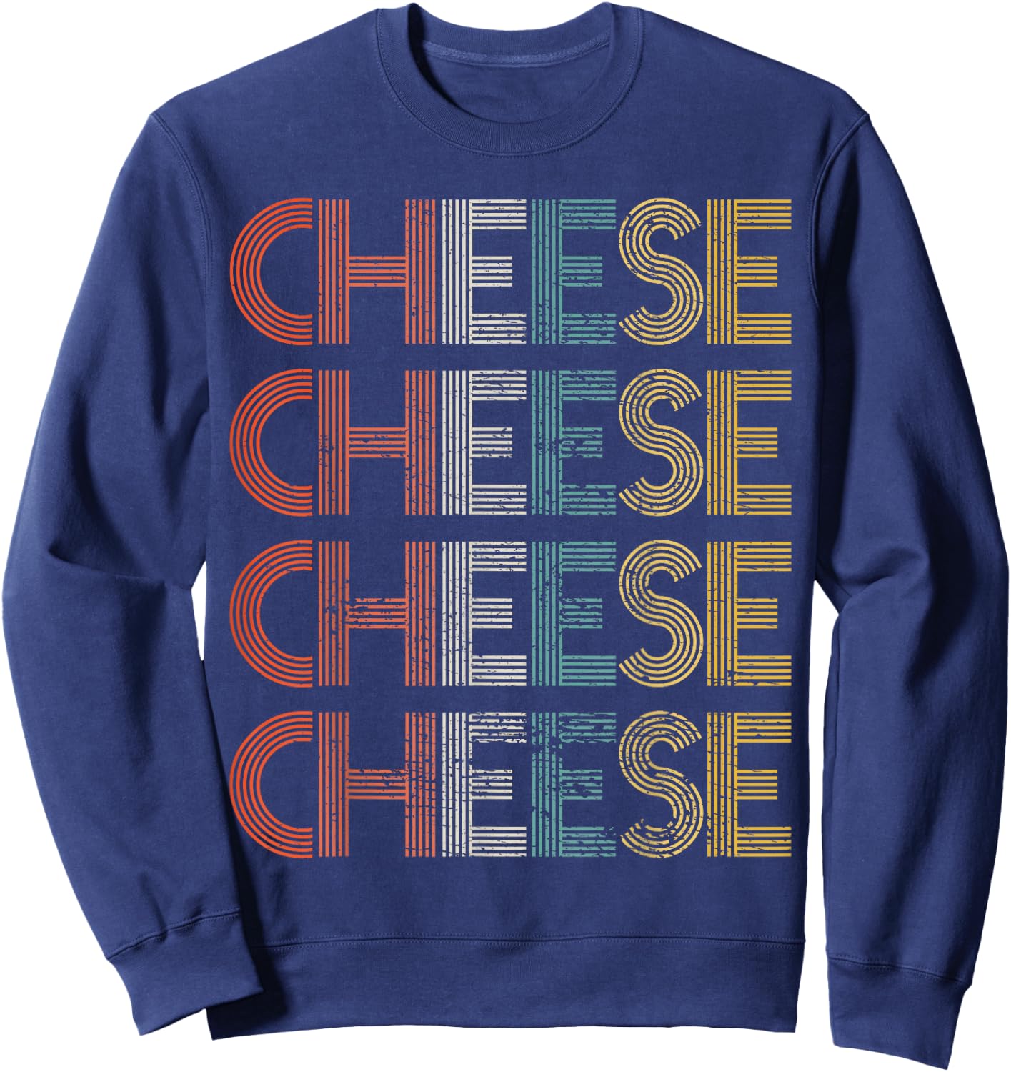 Vintage Cheese Sweatshirt - Sweatshirt | Navy