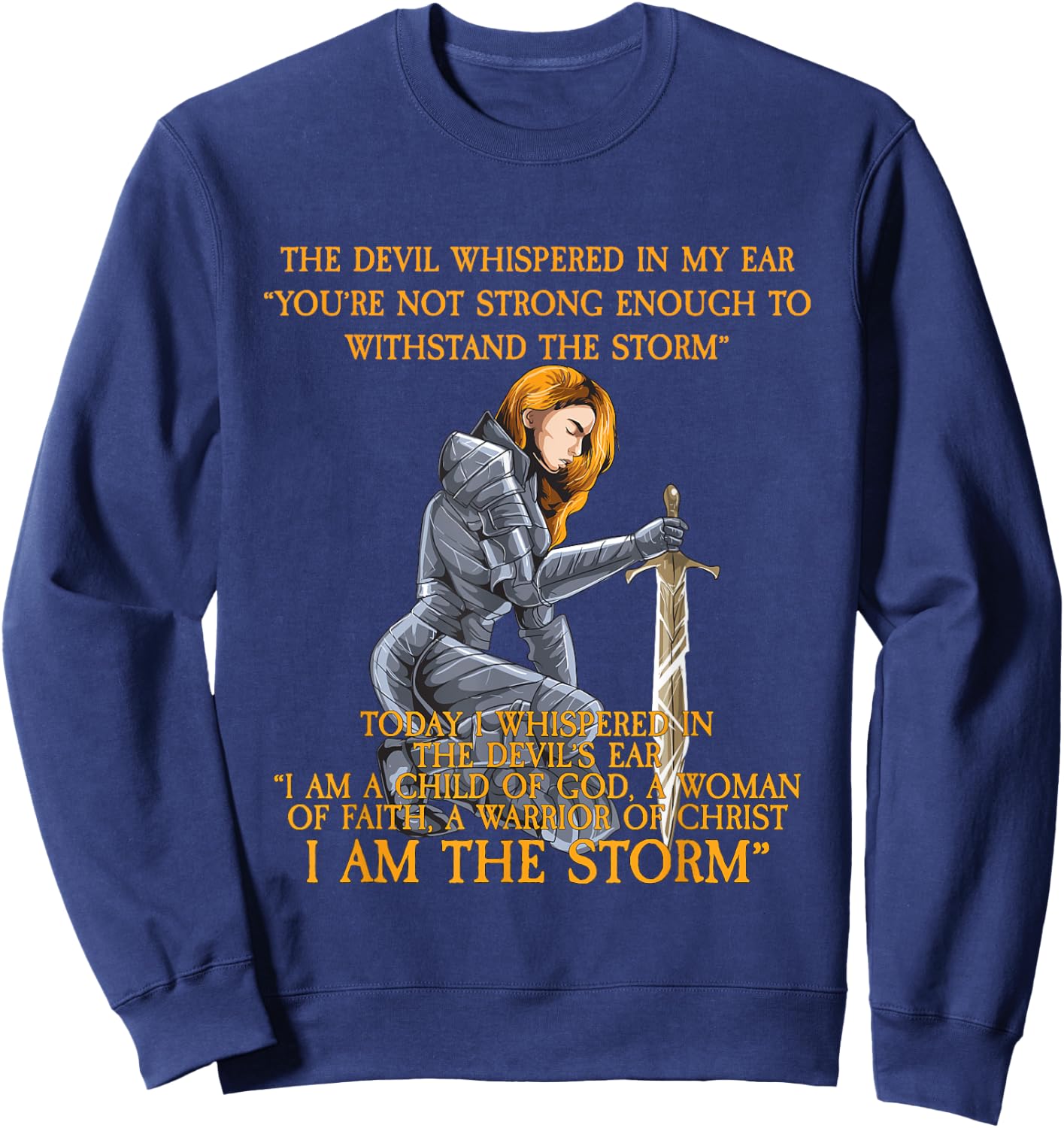 I Am The Storm Sweatshirt - Sweatshirt | Navy