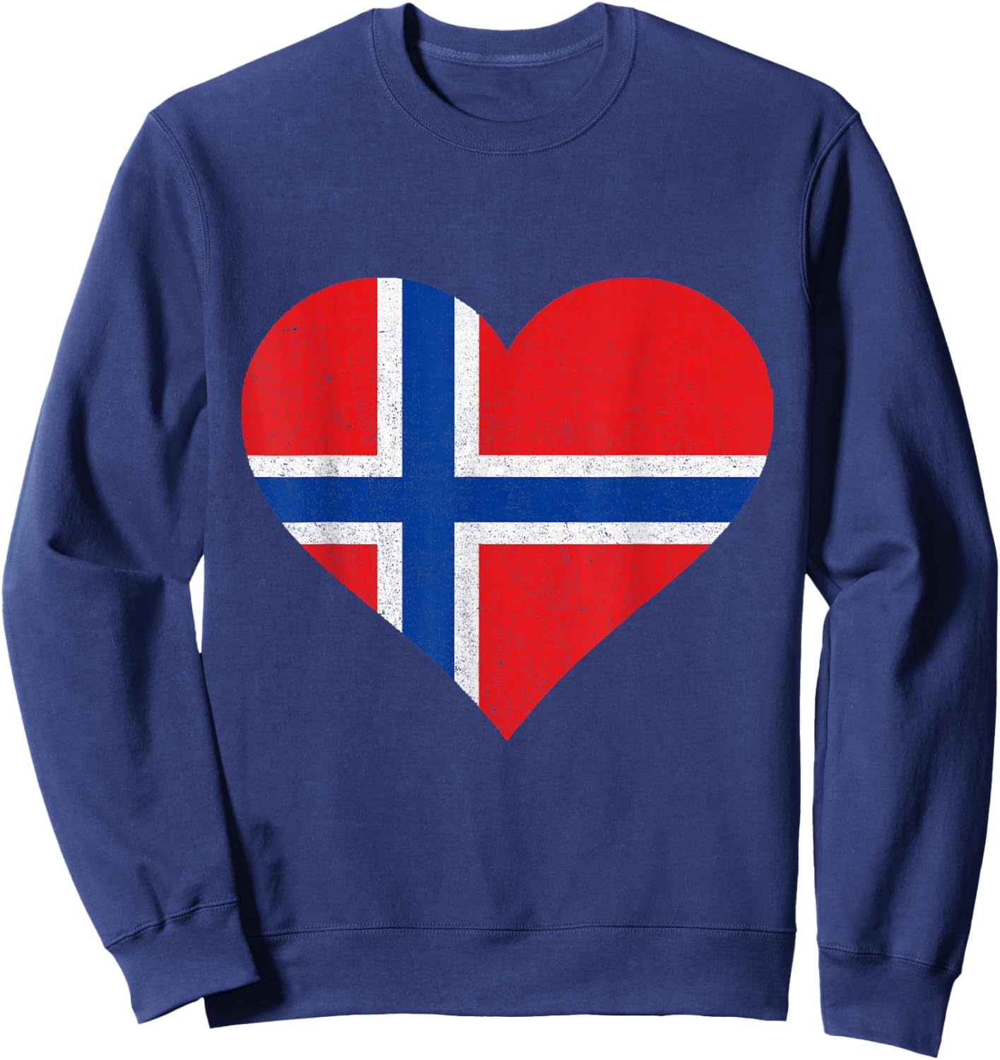 Norwegian Pride Norwegian Roots Norwegian Heart Norway Sweatshirt - Sweatshirt | Navy