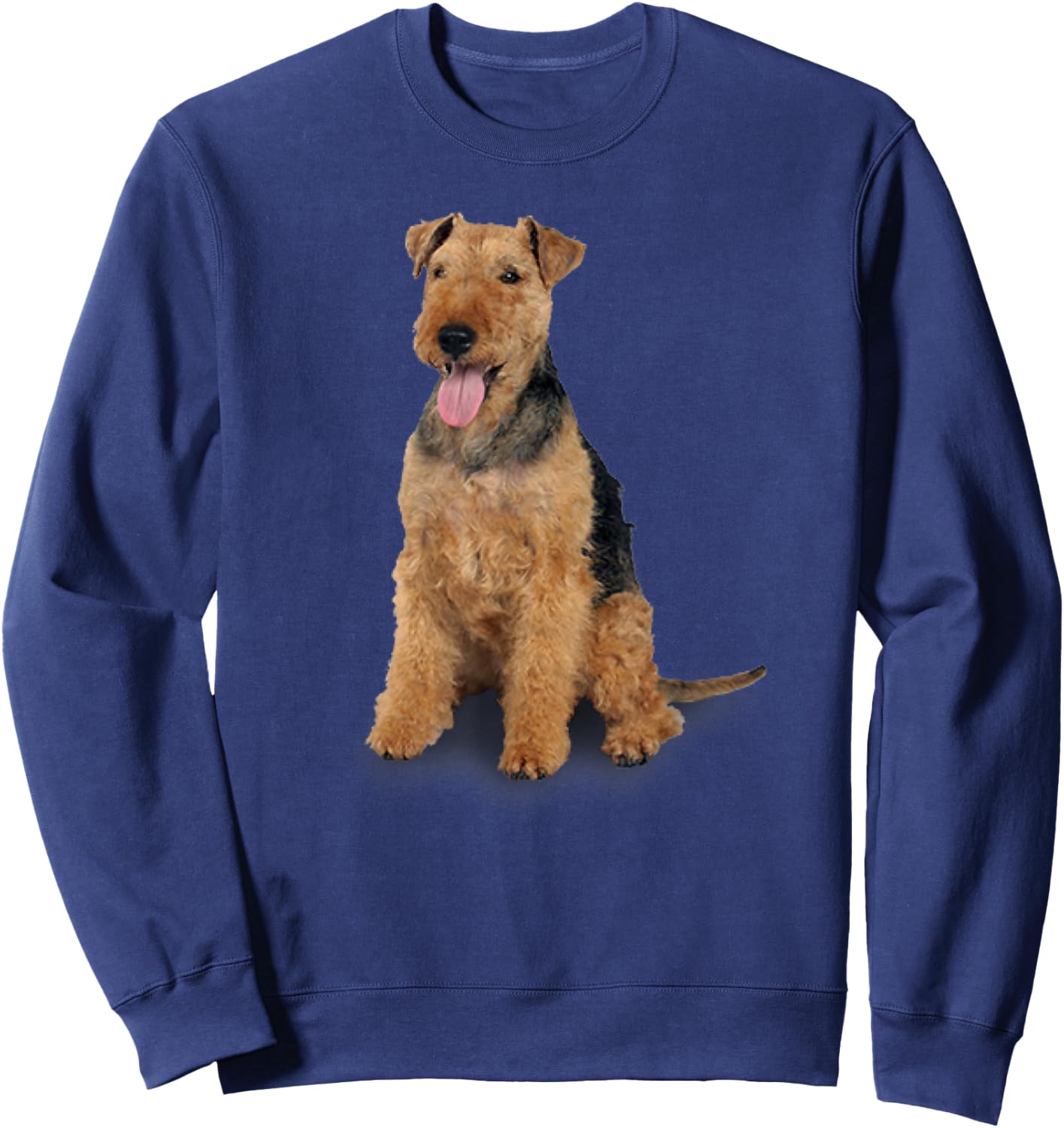 Airedale Terrier T Shirt Sweatshirt - Sweatshirt | Navy