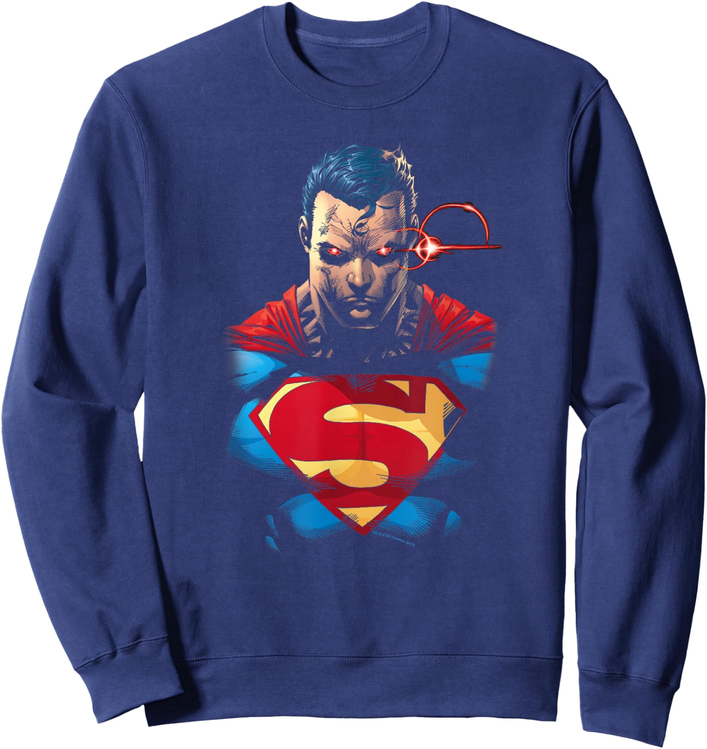 Superman Displeased Sweatshirt - Sweatshirt | Navy