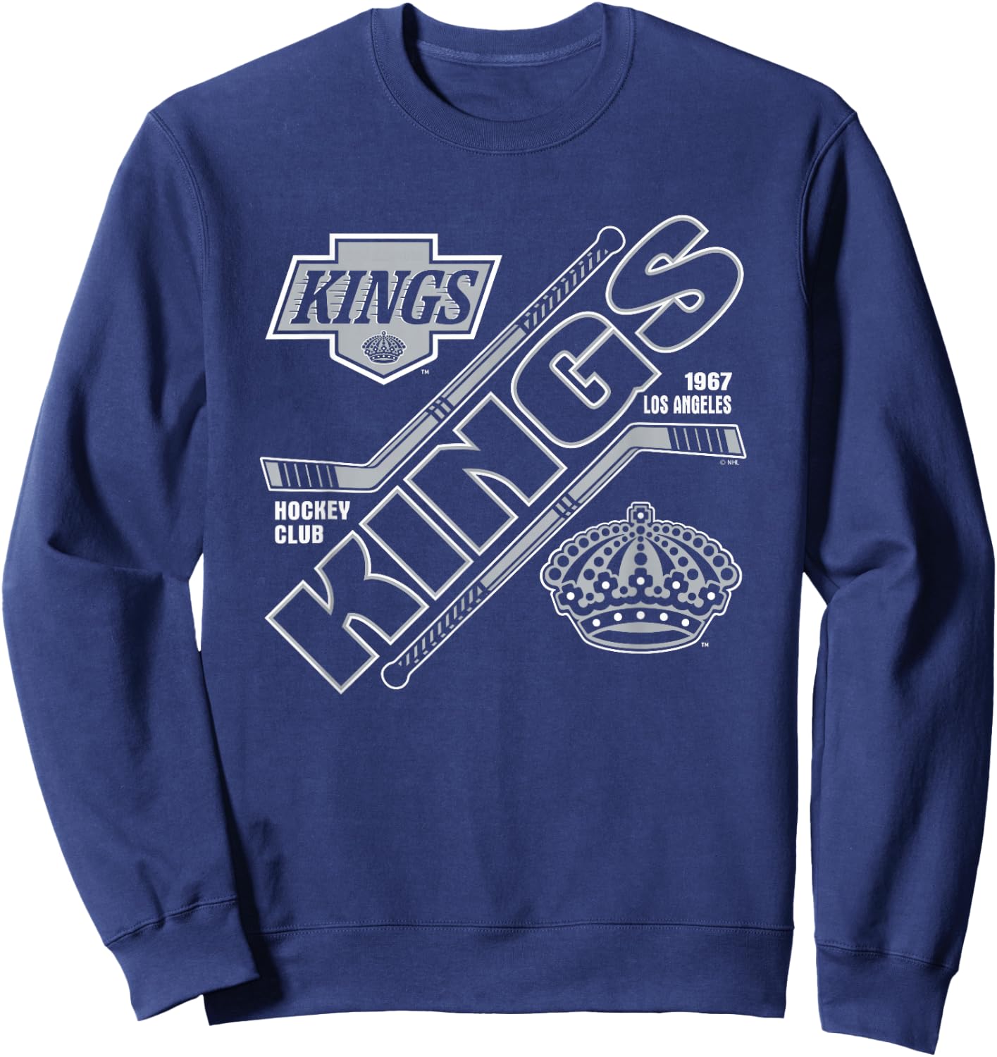 Los Angeles Kings Force Black Officially Licensed Sweatshirt - Sweatshirt | Navy
