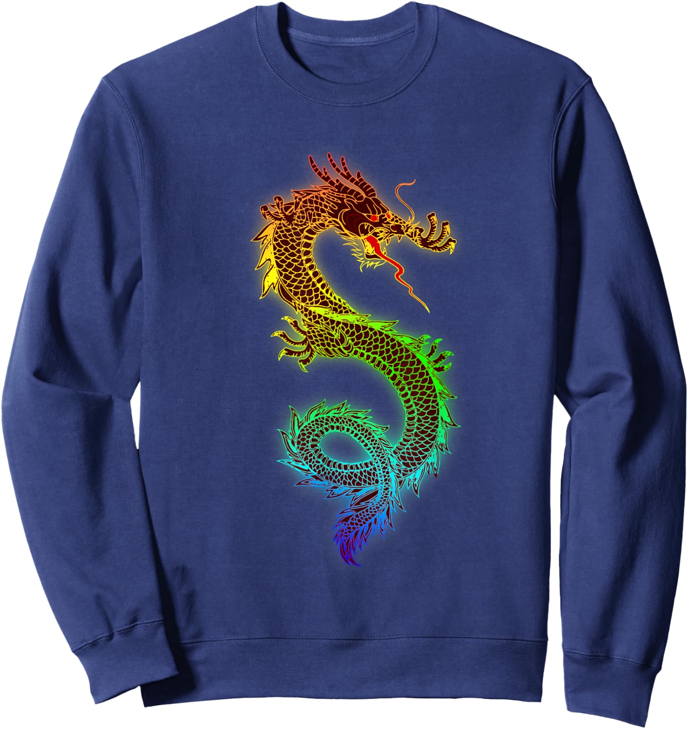 Dragon Shirt Chinese New Year Folklore Gift Sweatshirt - Sweatshirt | Navy