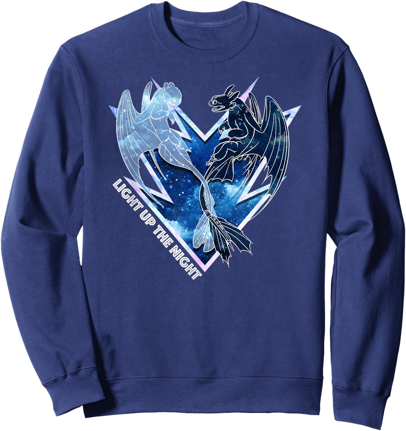 How to Train Your Dragon 3 Light Up The Night Sweatshirt - Sweatshirt | Navy