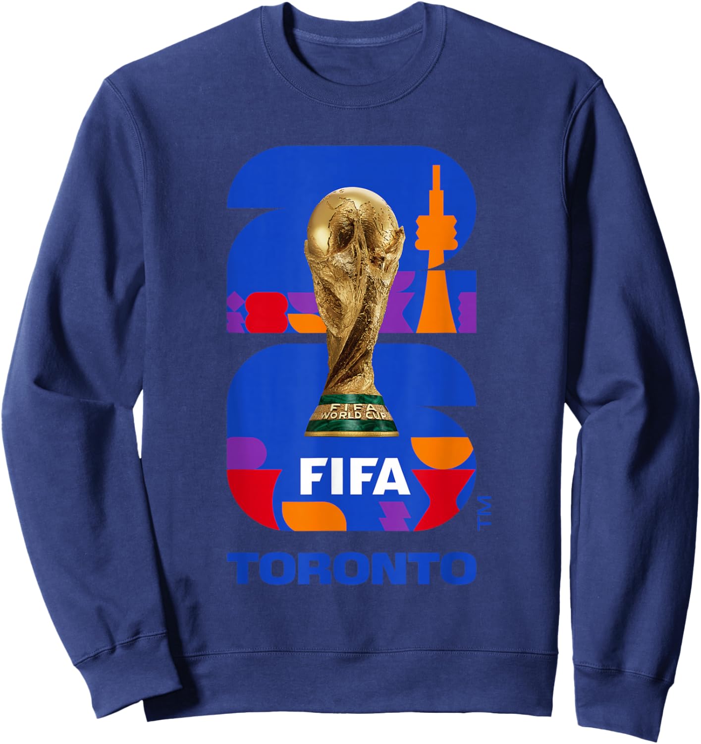 FIFA World CUP26 Toronto Trophy Color Sweatshirt - Sweatshirt | Navy