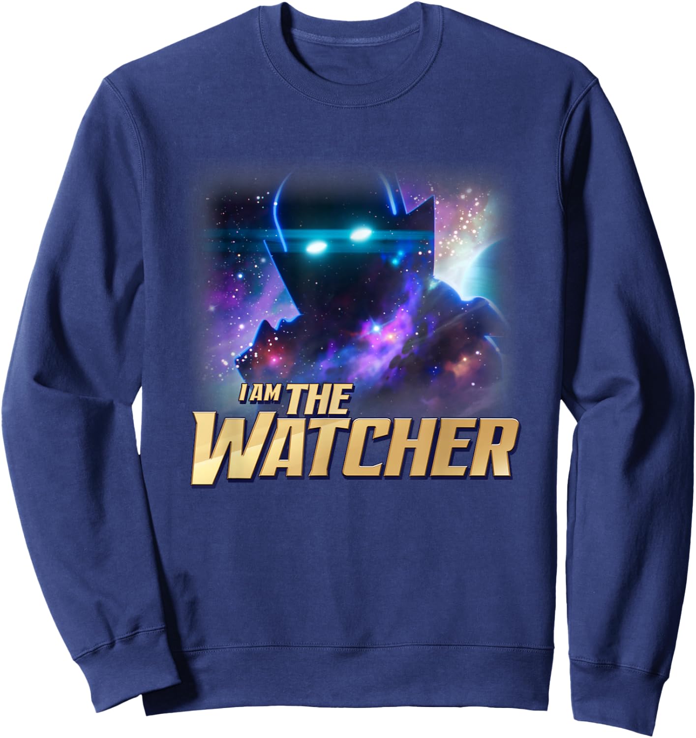 Marvel WHAT IF...? I Am The Watcher Cosmic Sweatshirt - Sweatshirt | Navy