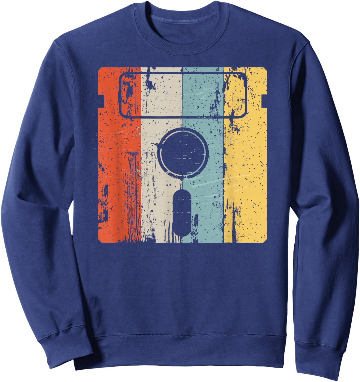 Retro gamers fans of classic vintage computer design Sweatshirt - Sweatshirt | Navy