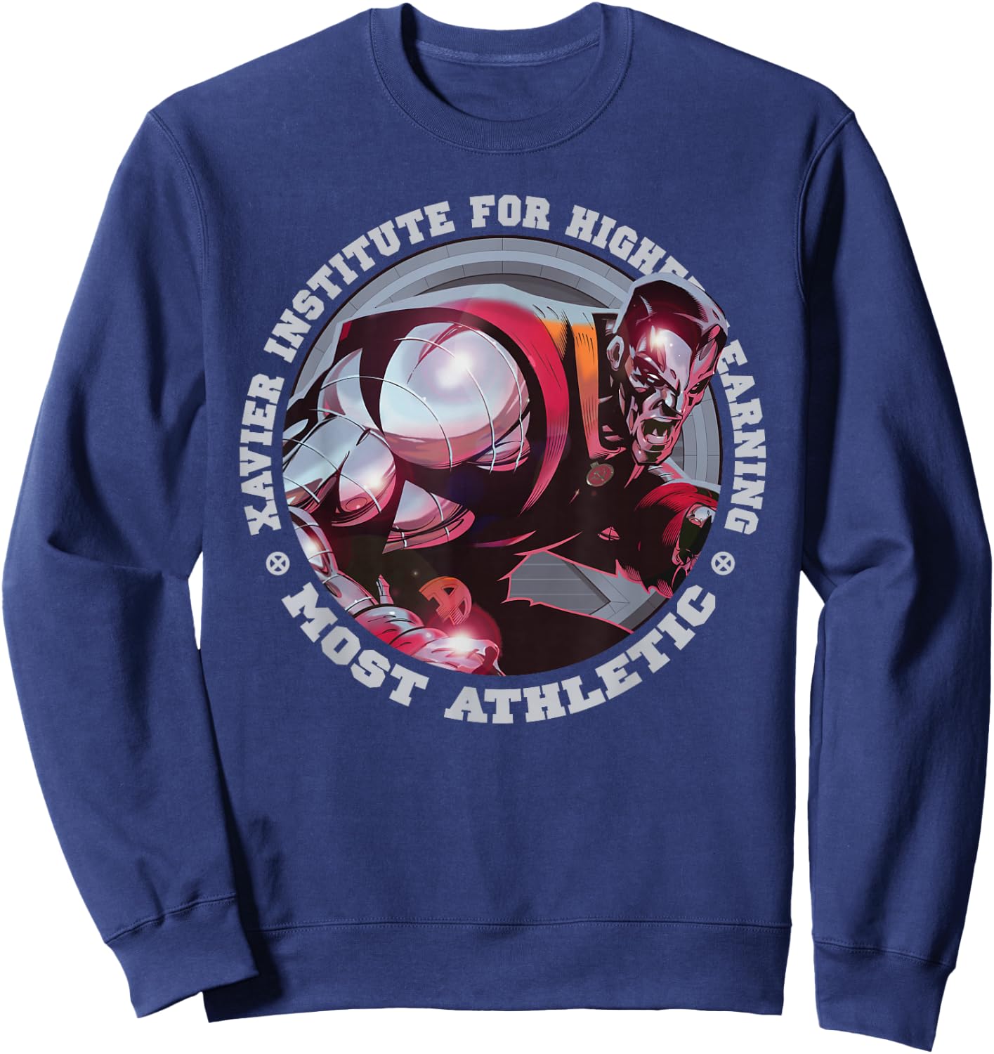 Marvel X-Men Colossus Most Athletic Sweatshirt - Sweatshirt | Navy