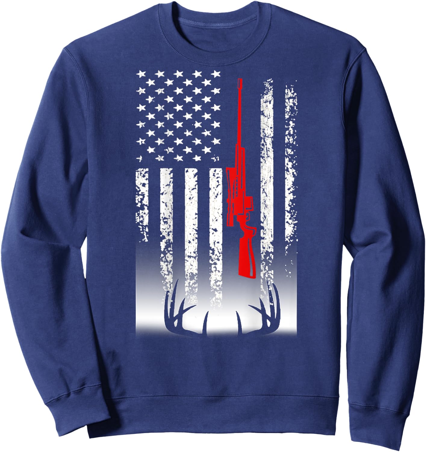 Deer hunting Sweatshirt - Sweatshirt | Navy