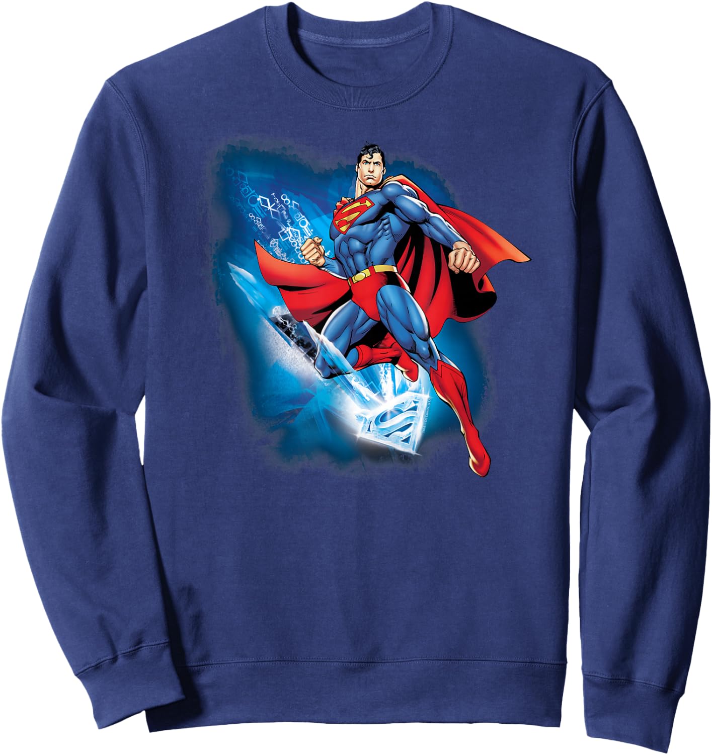 Superman Crystallize Sweatshirt - Sweatshirt | Navy