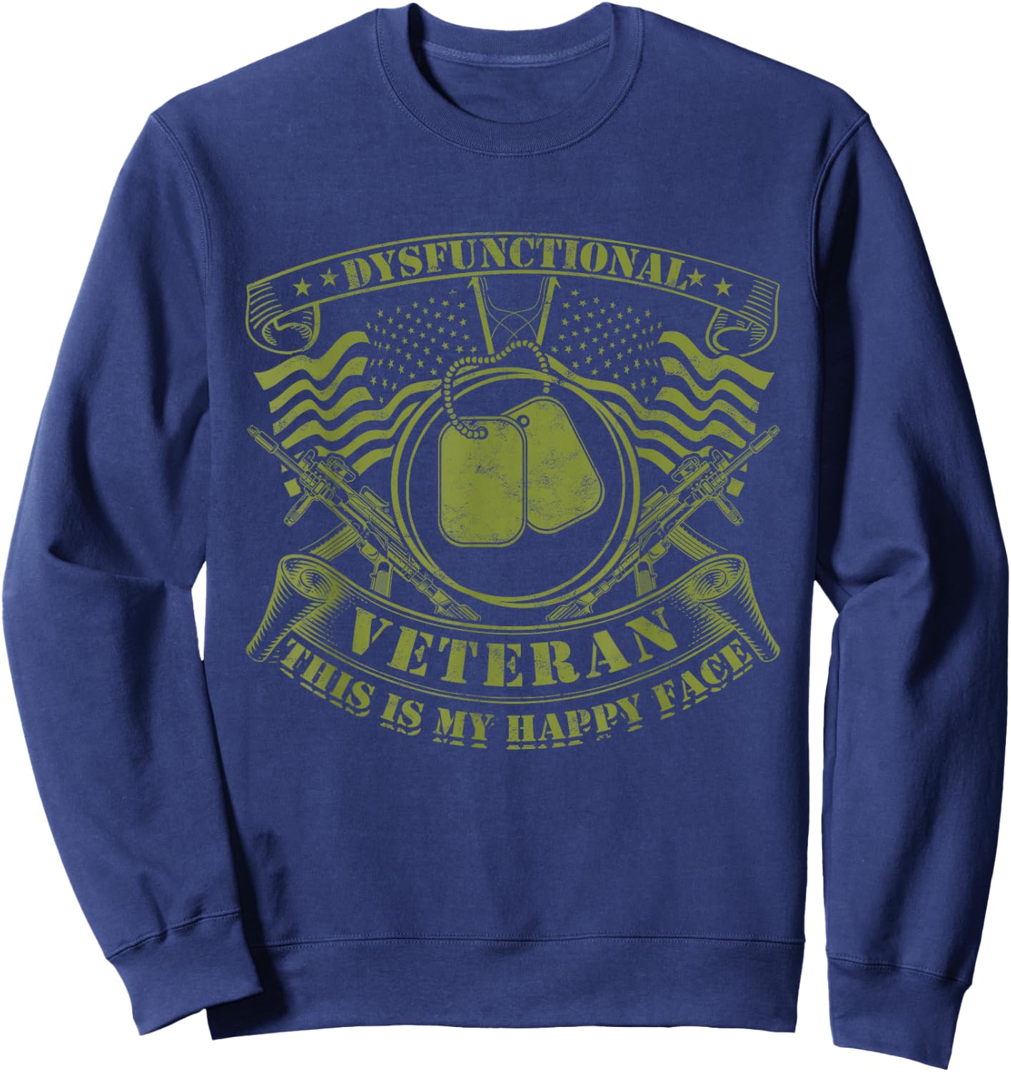 Dysfunctional Veteran Sweatshirt - Sweatshirt | Navy