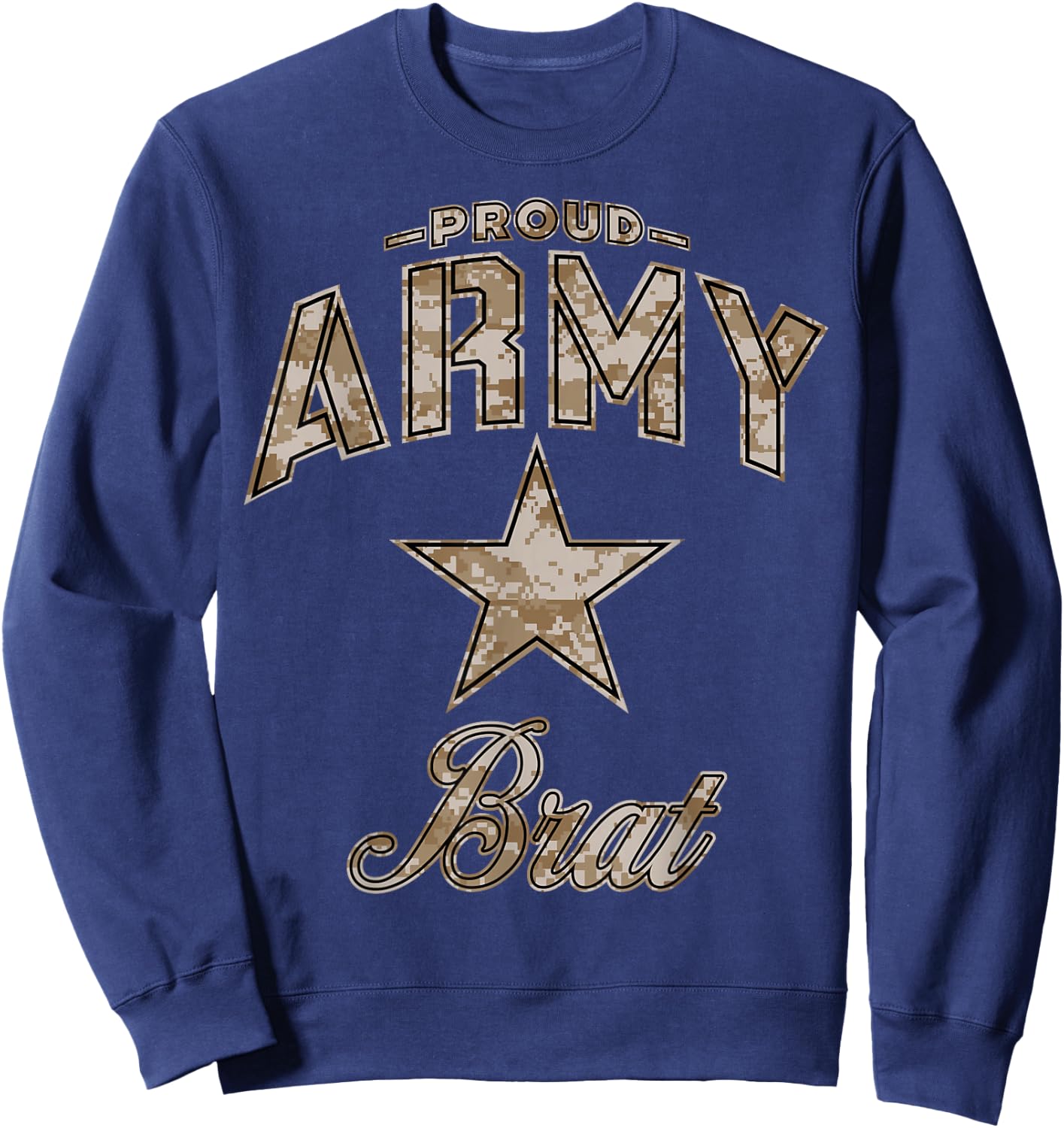 Army Brat Shirts (Camo) Sweatshirt - Sweatshirt | Navy