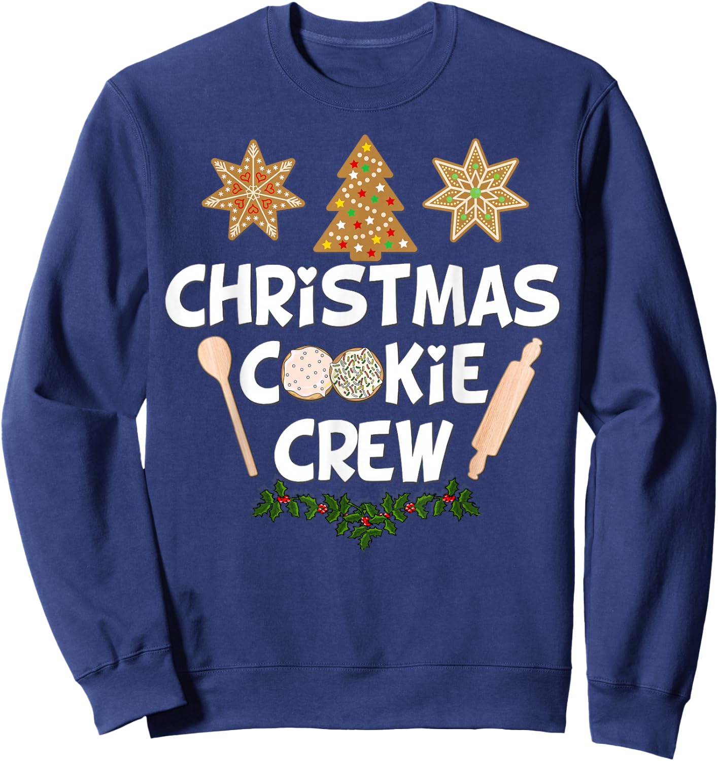 Christmas Cookie Crew Baking Team Sweatshirt - Sweatshirt | Navy