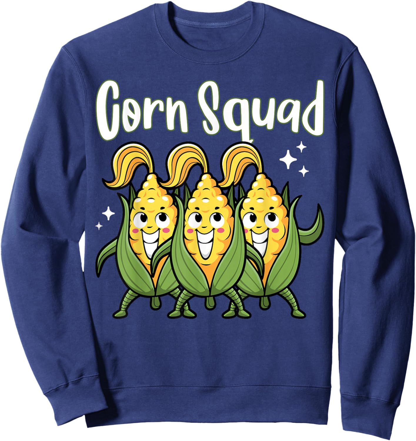 Corn Squad Funny Family Matching Halloween Costume Sweatshirt - Sweatshirt | Navy