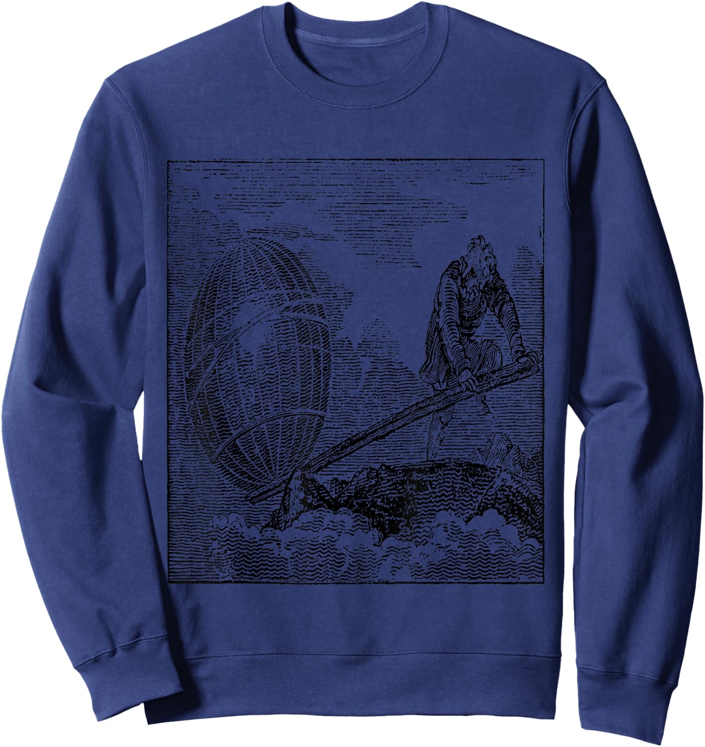 Archimedes Lever Math Mathematics Sweatshirt - Sweatshirt | Navy