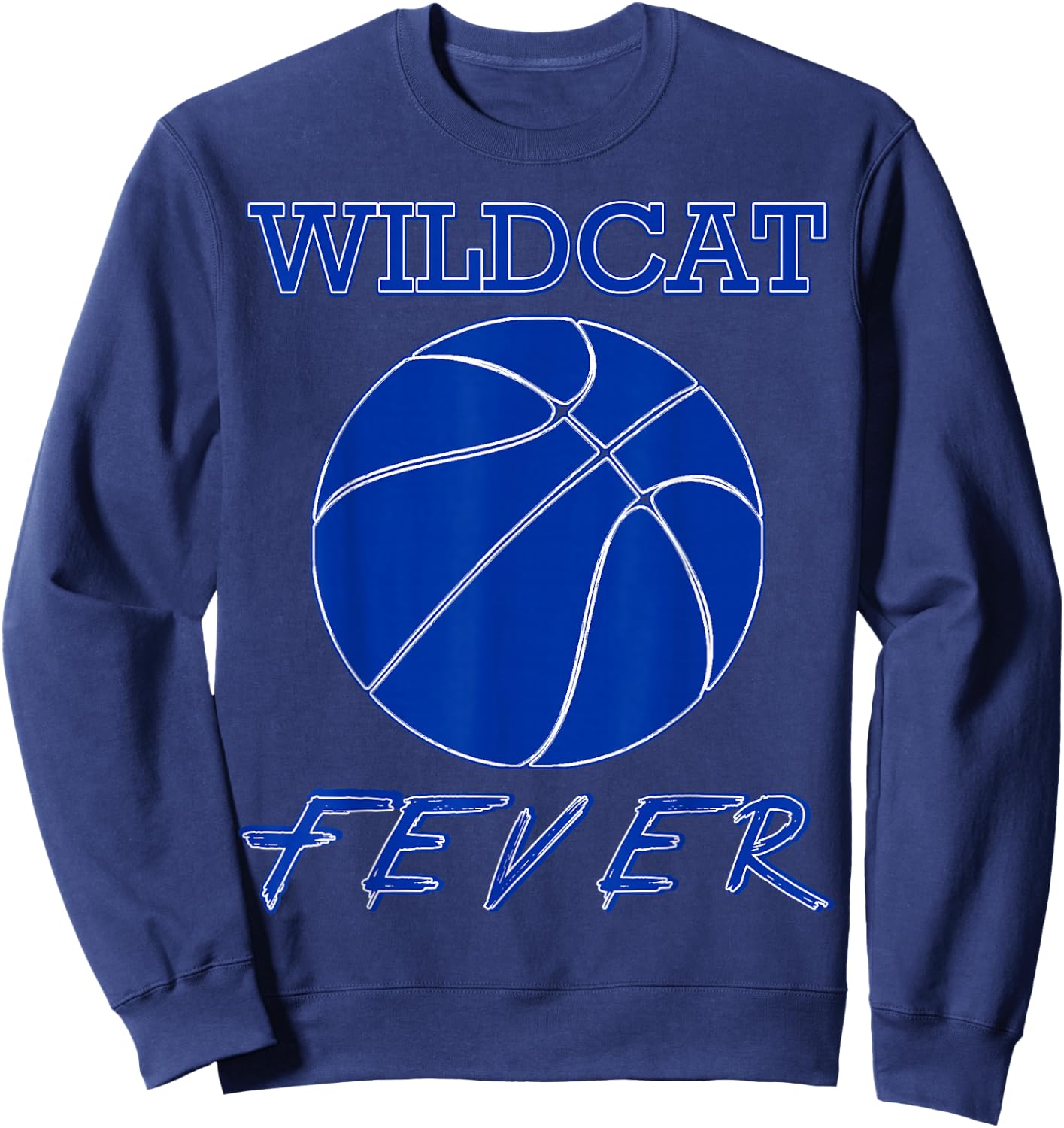 Wildcat Fever Basketball Wildcats Sweatshirt - Sweatshirt | Navy