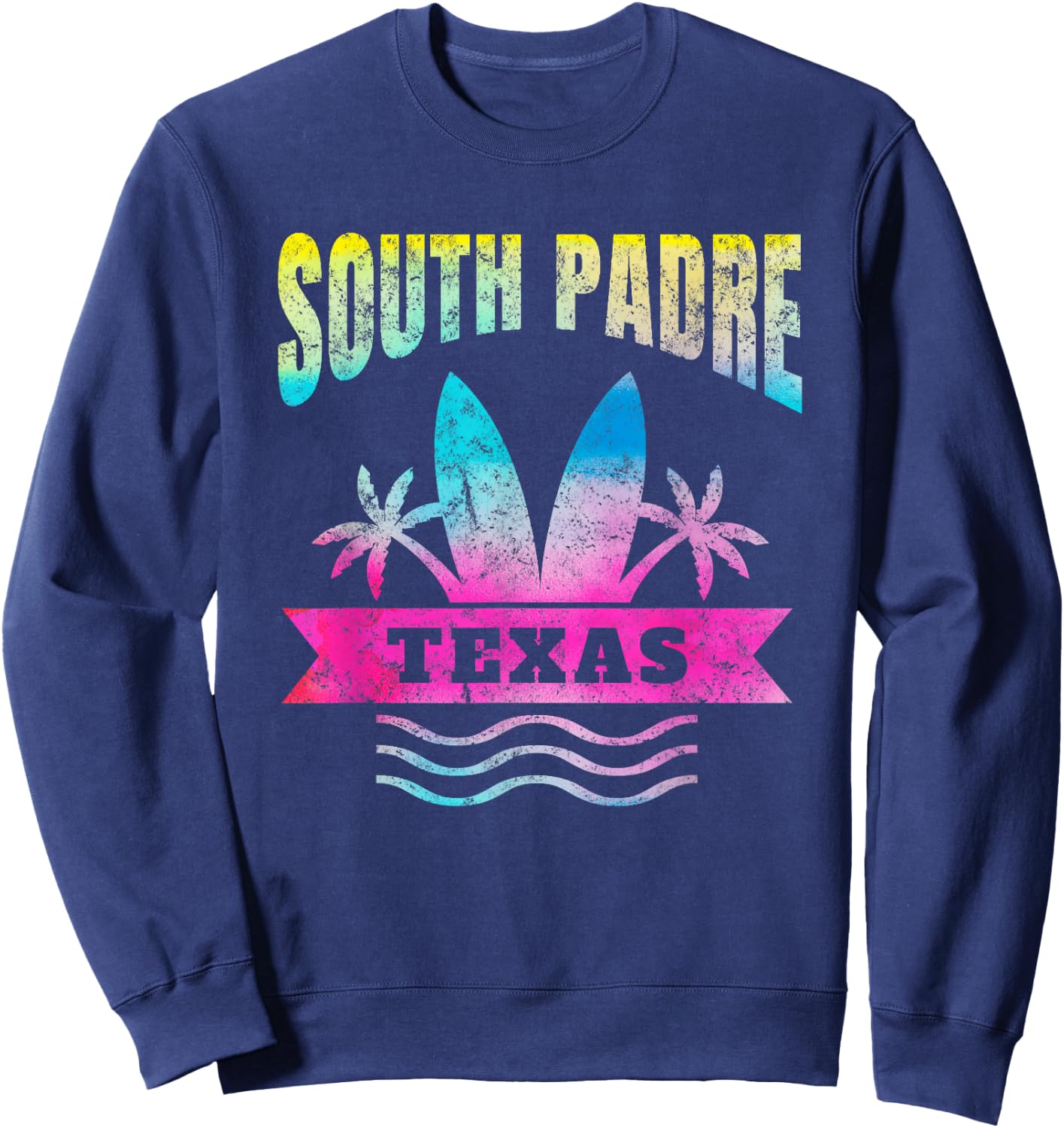 South Padre Island Texas Vacation Sweatshirt - Sweatshirt | Navy