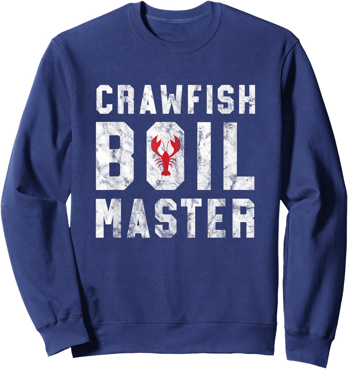 Crawfish Boil Master Cajun Festival Crawfish Crew Sweatshirt - Sweatshirt | Navy