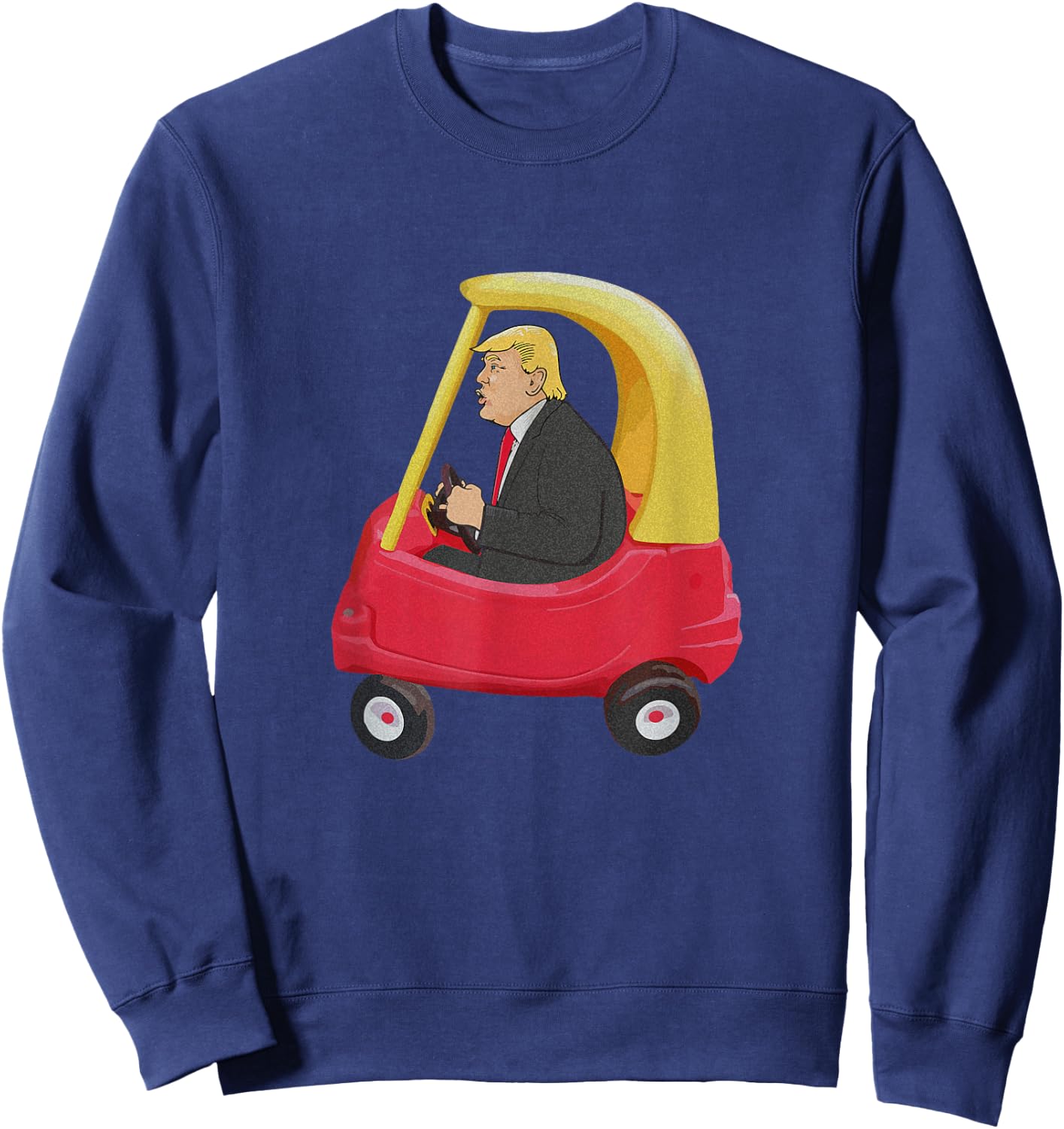 Anti Trump shirt funny impeach 45 not my president Sweatshirt - Sweatshirt | Navy