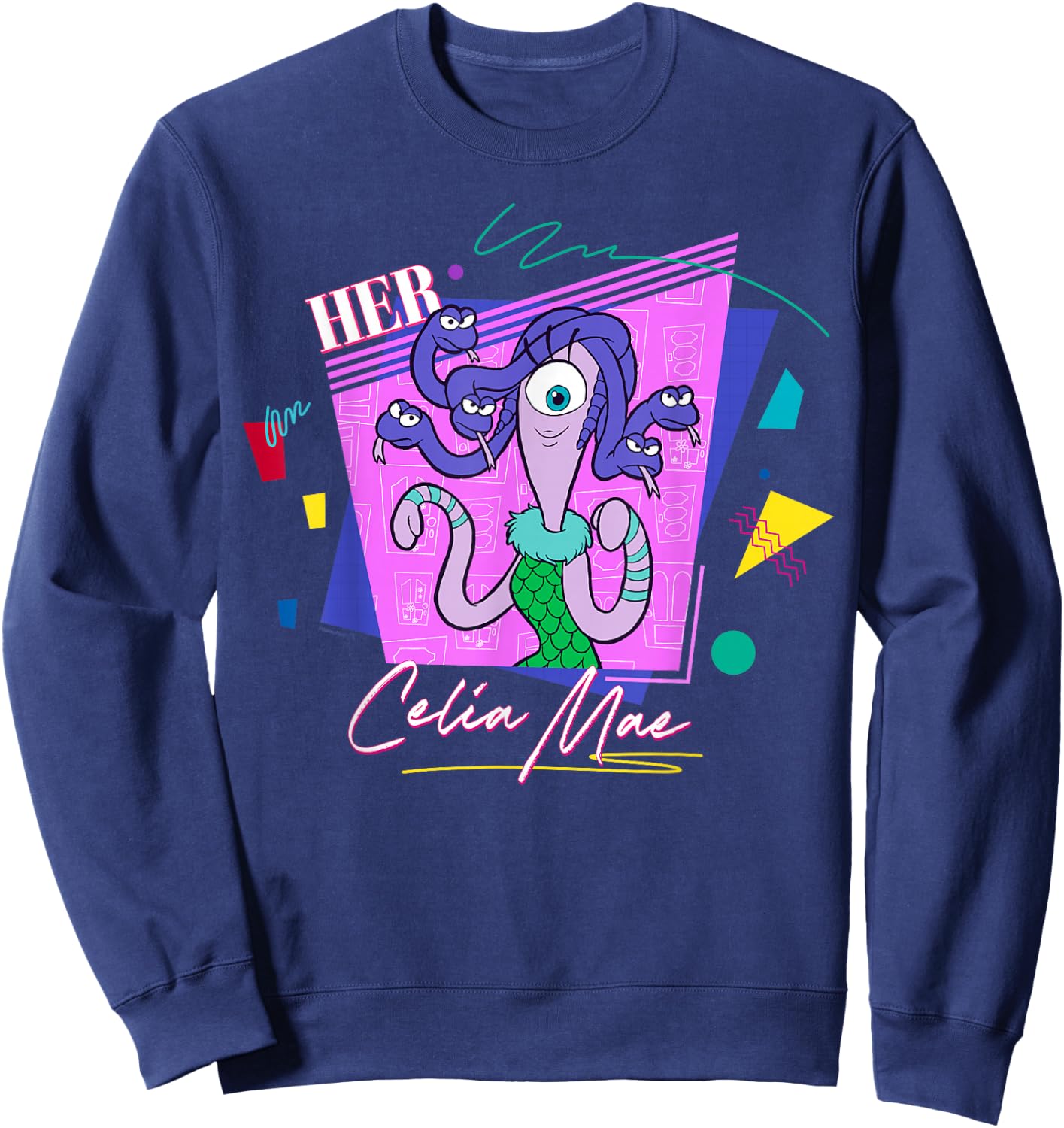 Disney and Pixar’s Monsters, Inc. Couples Matching Her Celia Sweatshirt - Sweatshirt | Navy