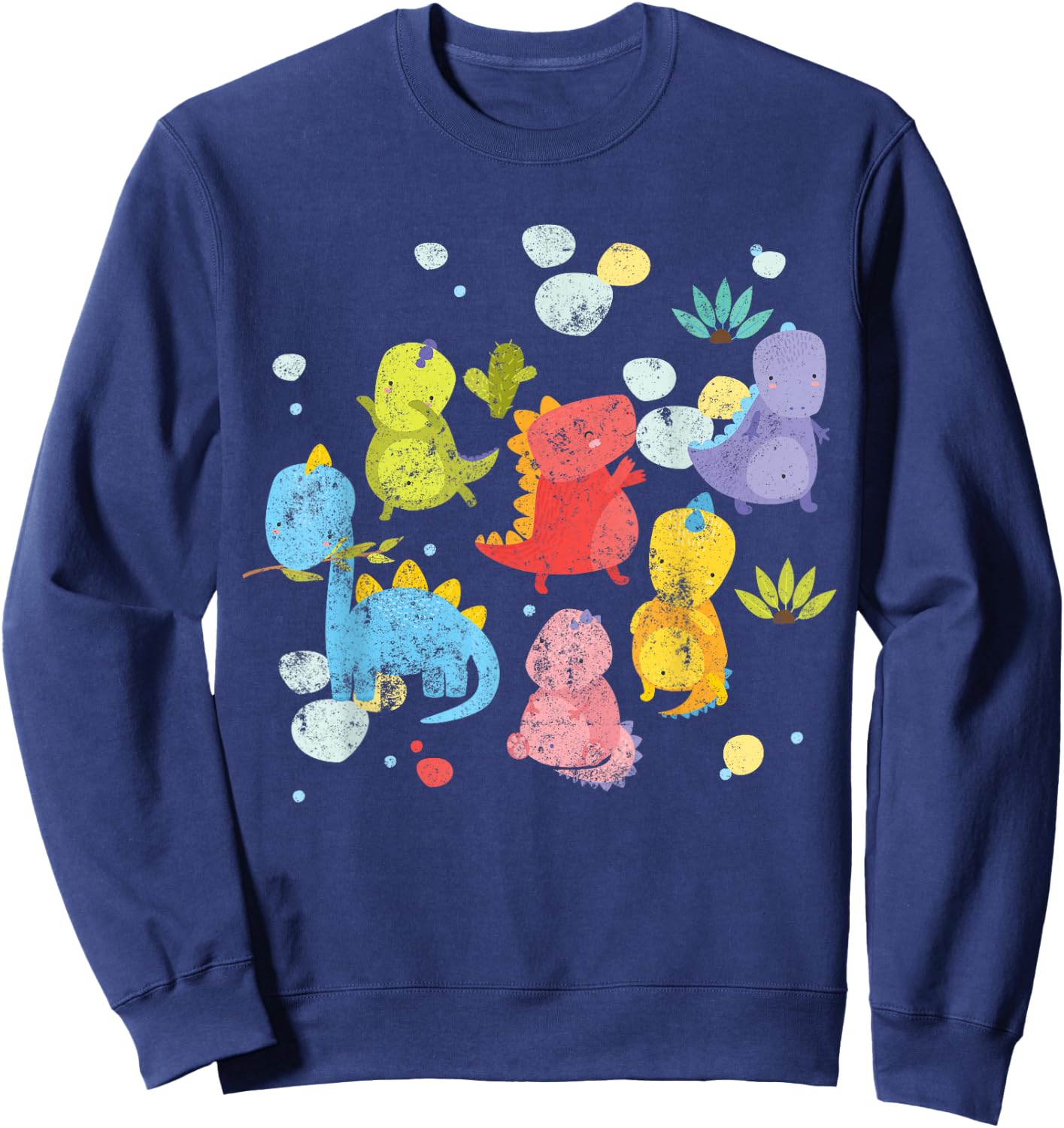 Dinosaur Print Cute ABDL Ab/DL Ageplay Sweatshirt - Sweatshirt | Navy