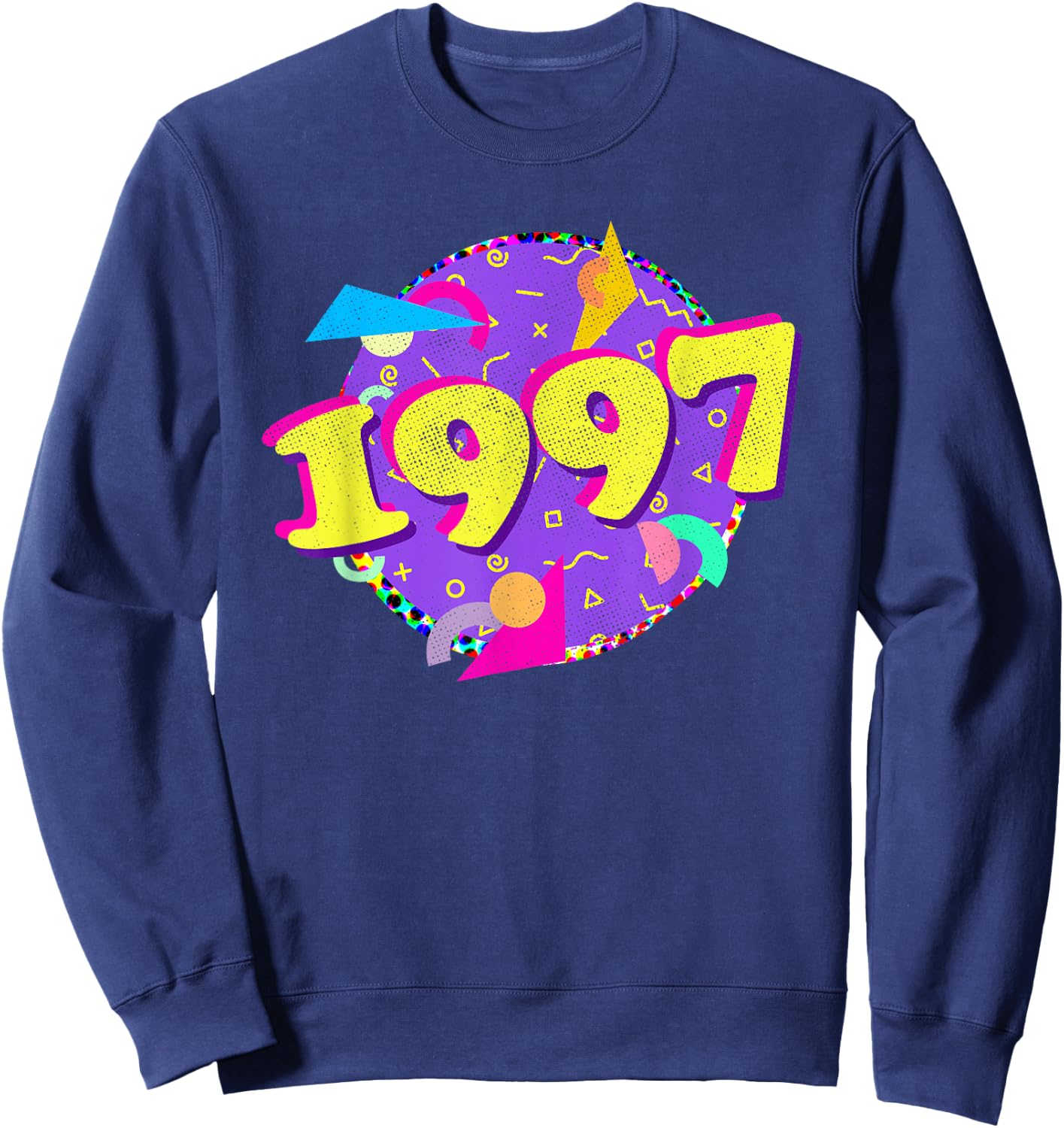 Birthday Retro 90s Style 1997 Sweatshirt - Sweatshirt | Navy