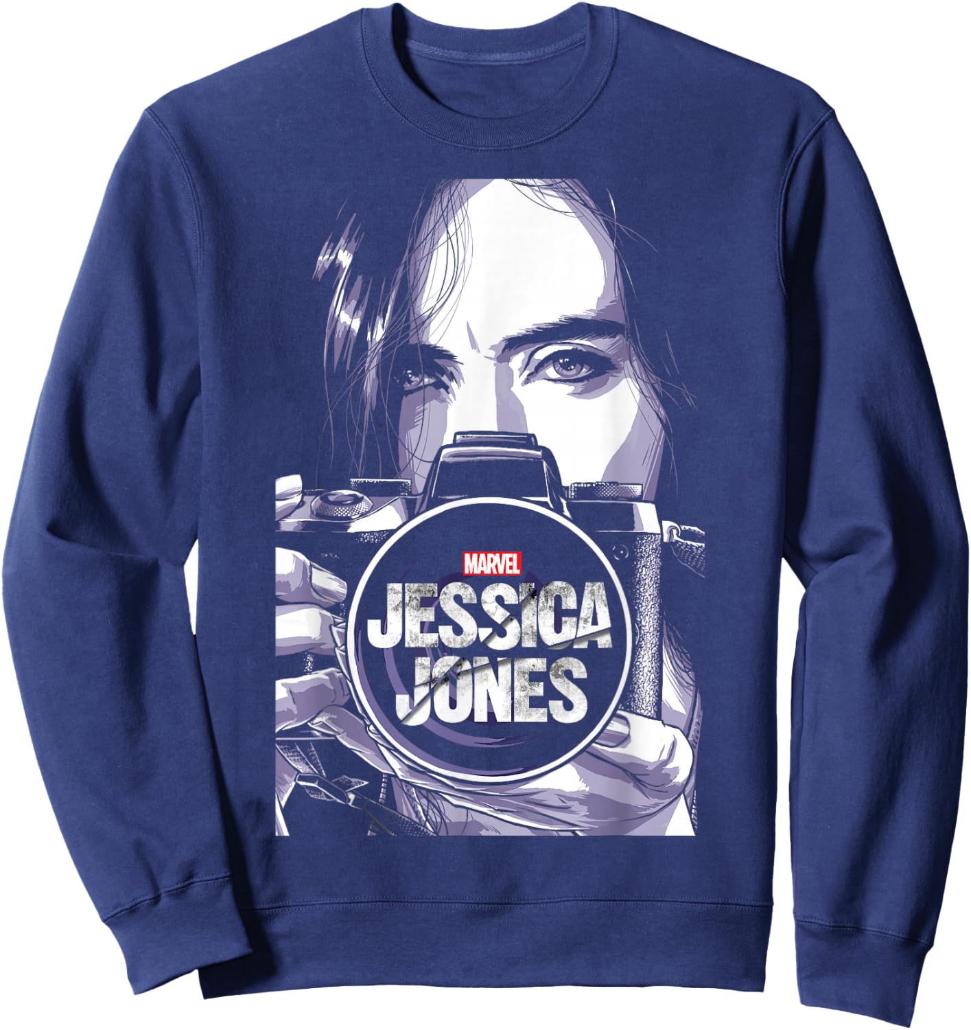 Marvel Jessica Jones Camera Sweatshirt - Sweatshirt | Navy